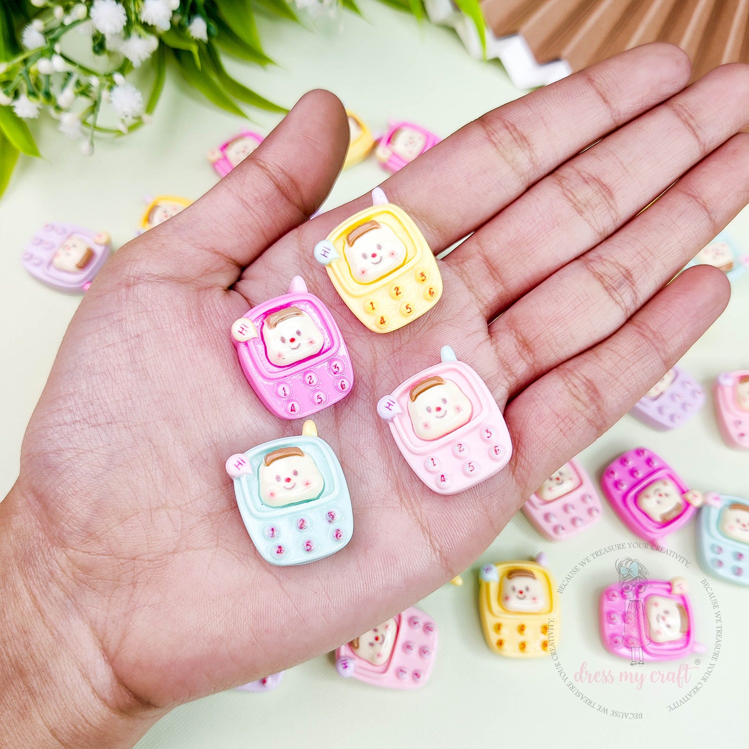 Cellphone Flatback Cabochon