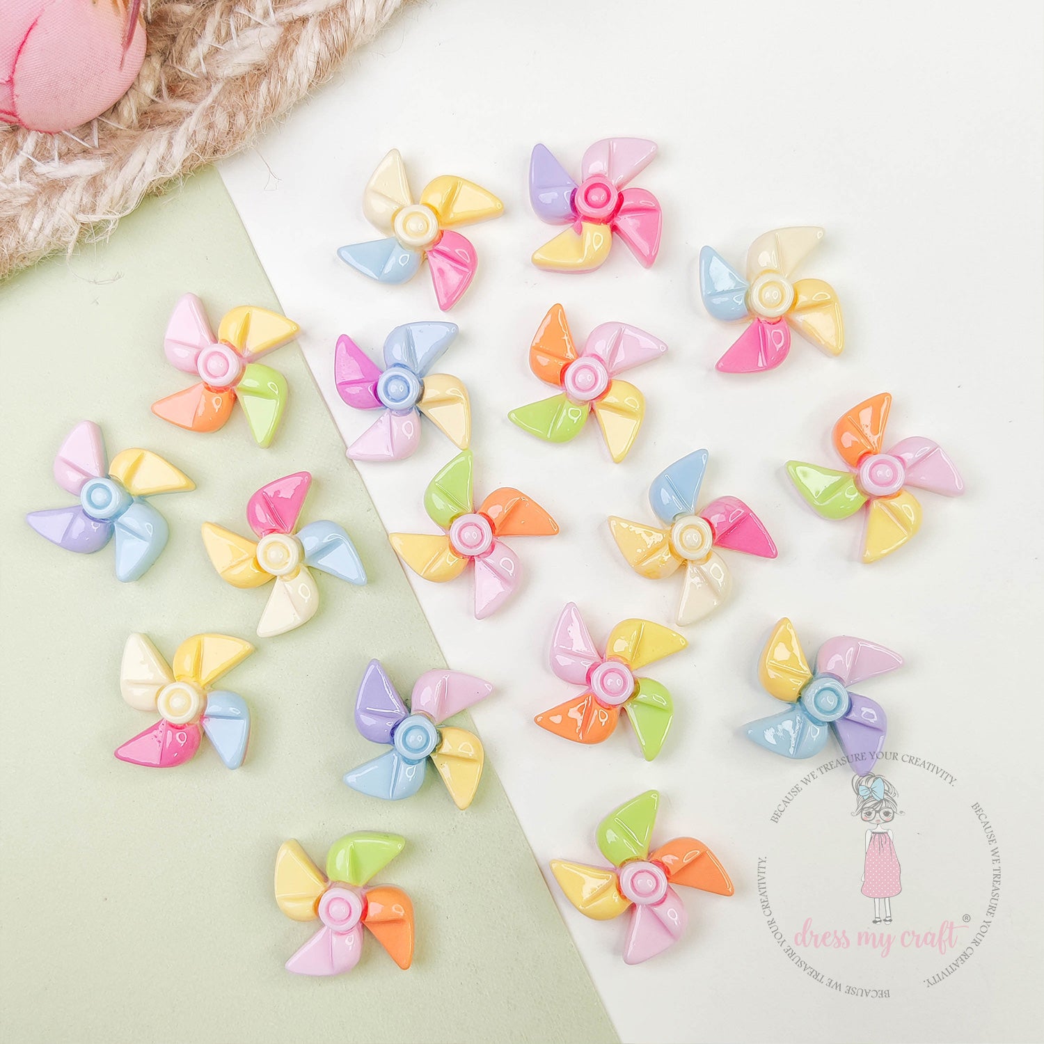 Windmill Flatback Charms
