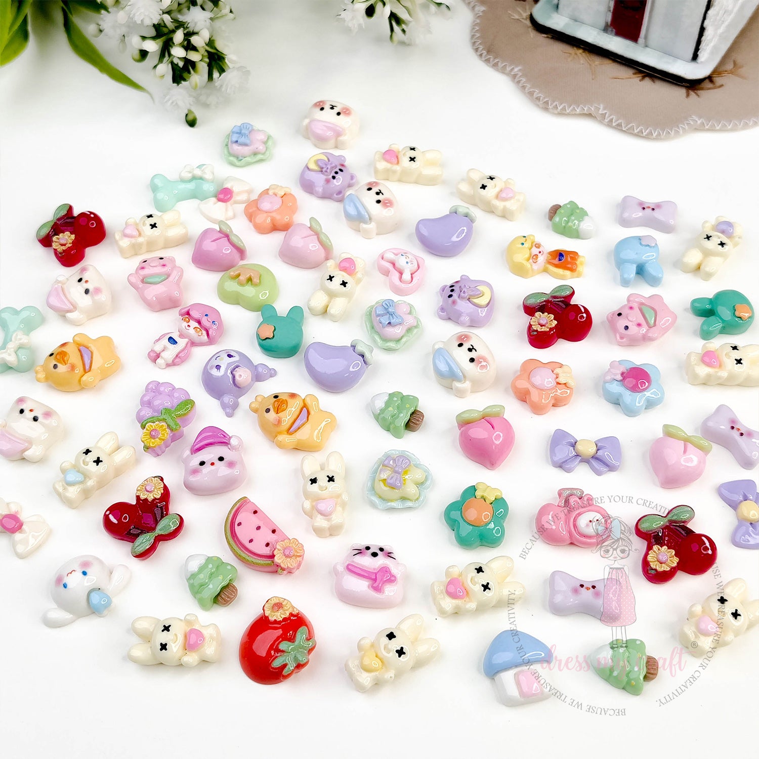 Mini Flatback Cabochon Mix Pack