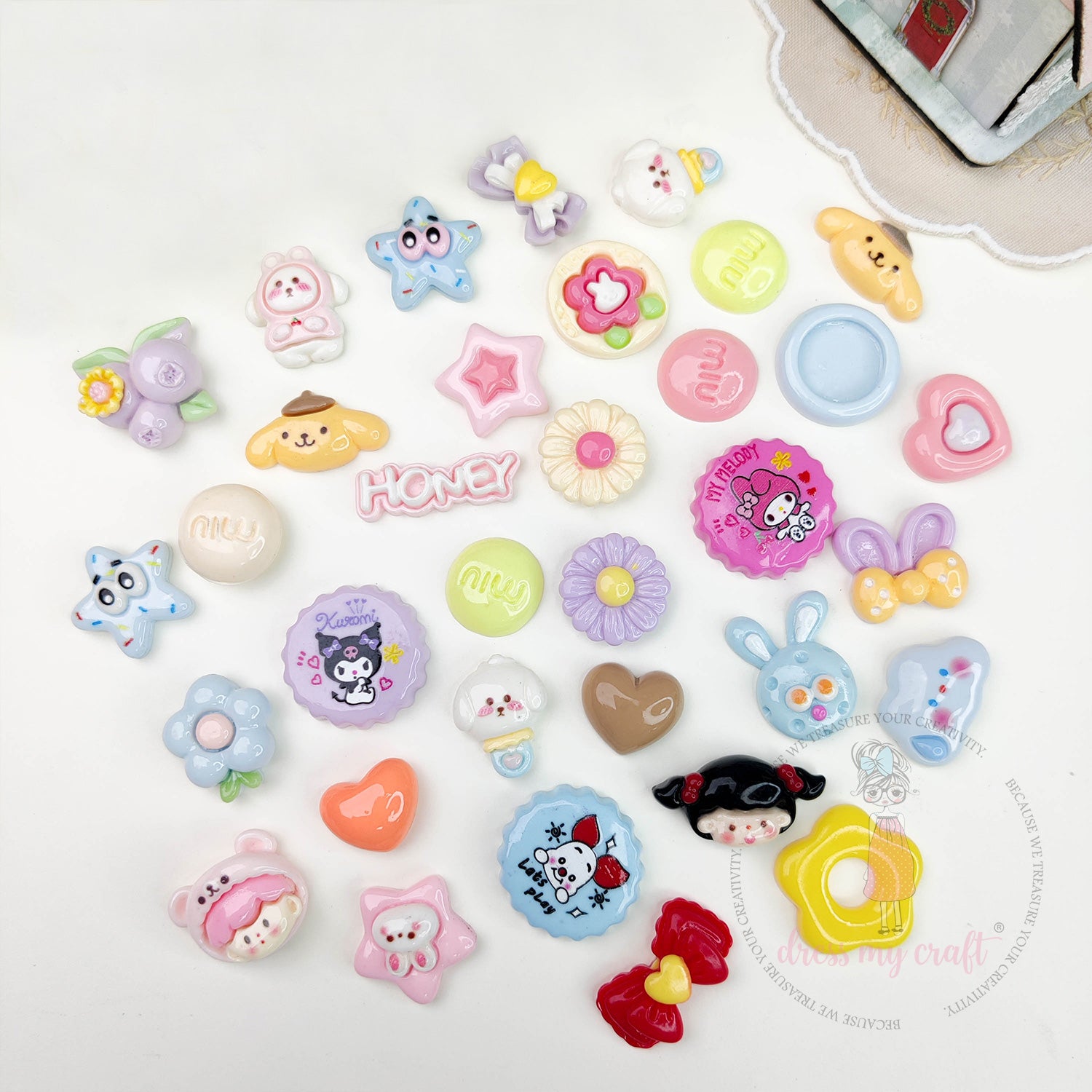 Cute Flatback Cabochon Mix Pack