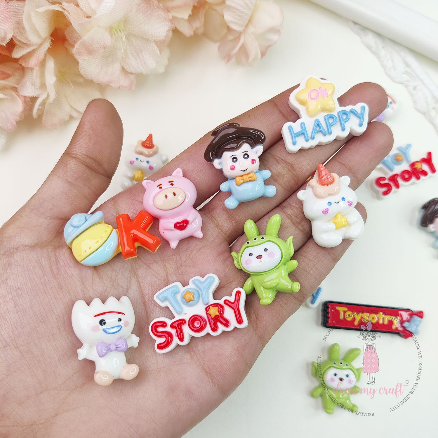 Happy Adventure Flatback Cabochons