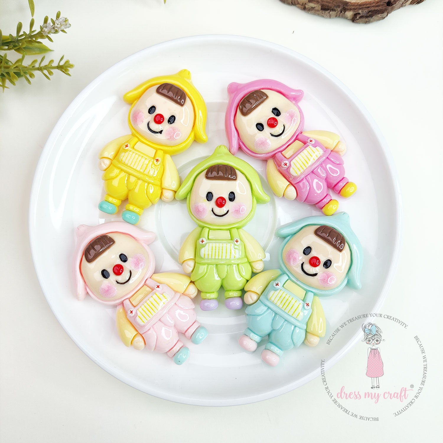 Chubby Babies Flatback Cabochons