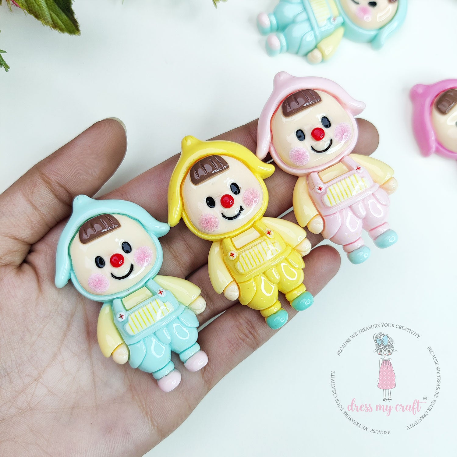 Chubby Babies Flatback Cabochons