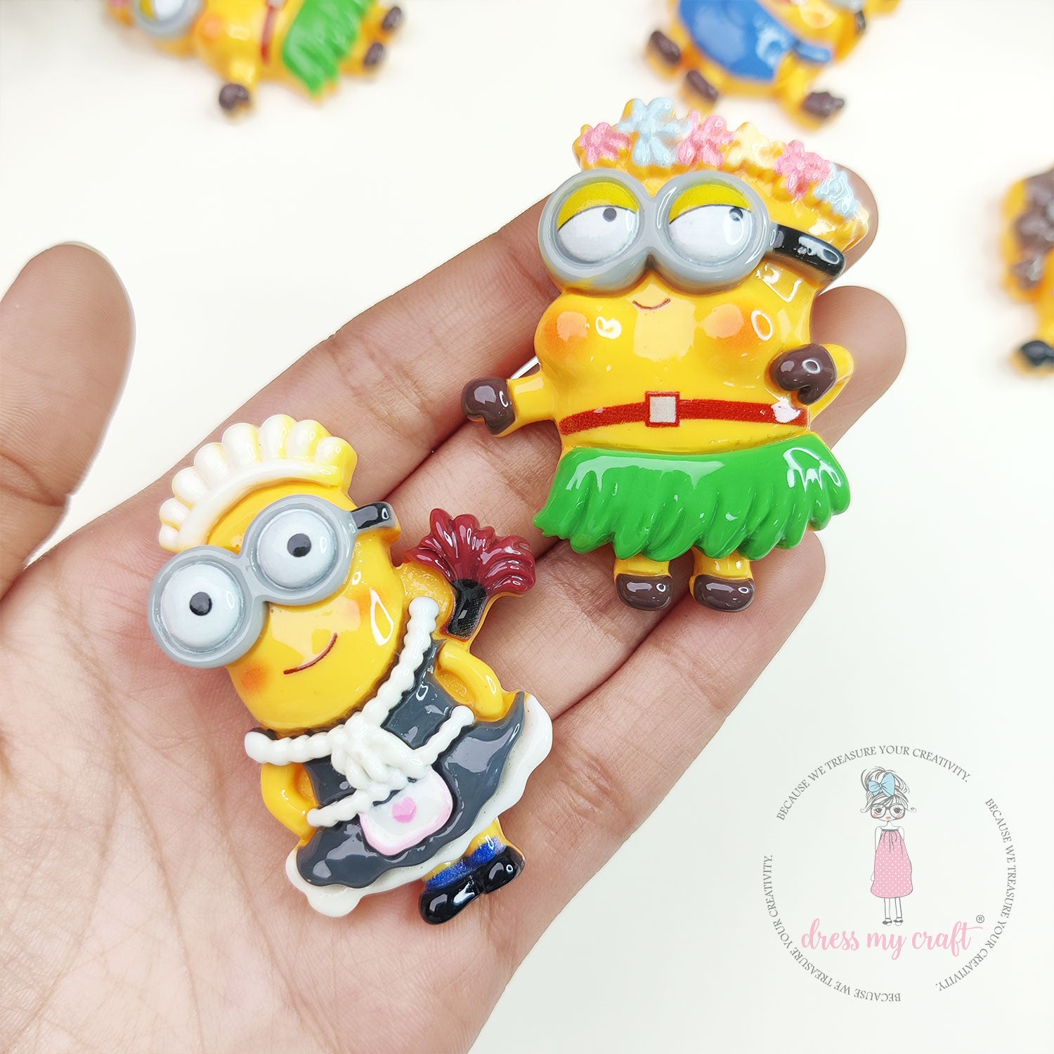 Playful Buddies Flatback Cabochons