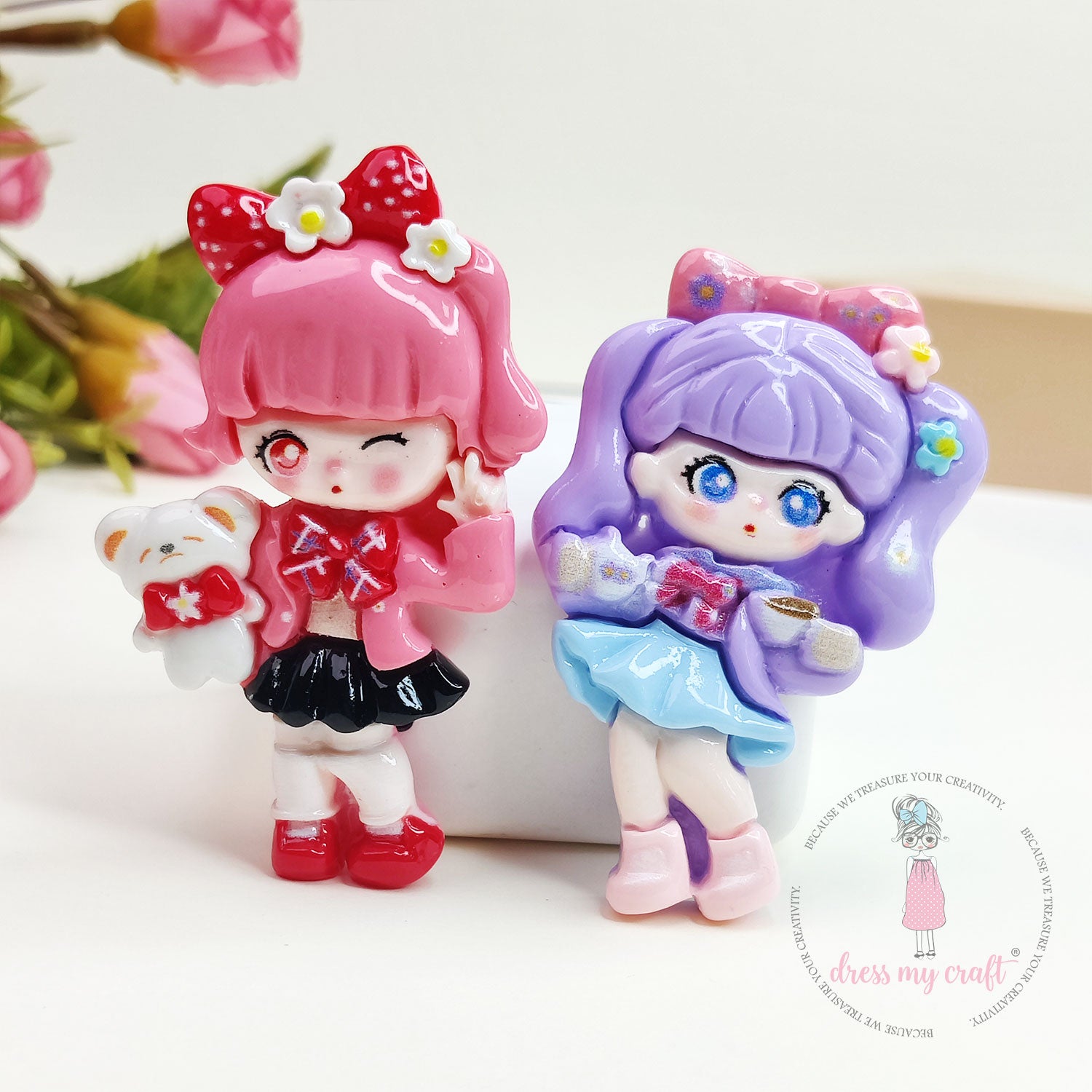 Girly Glam Squad Flatback Cabochons