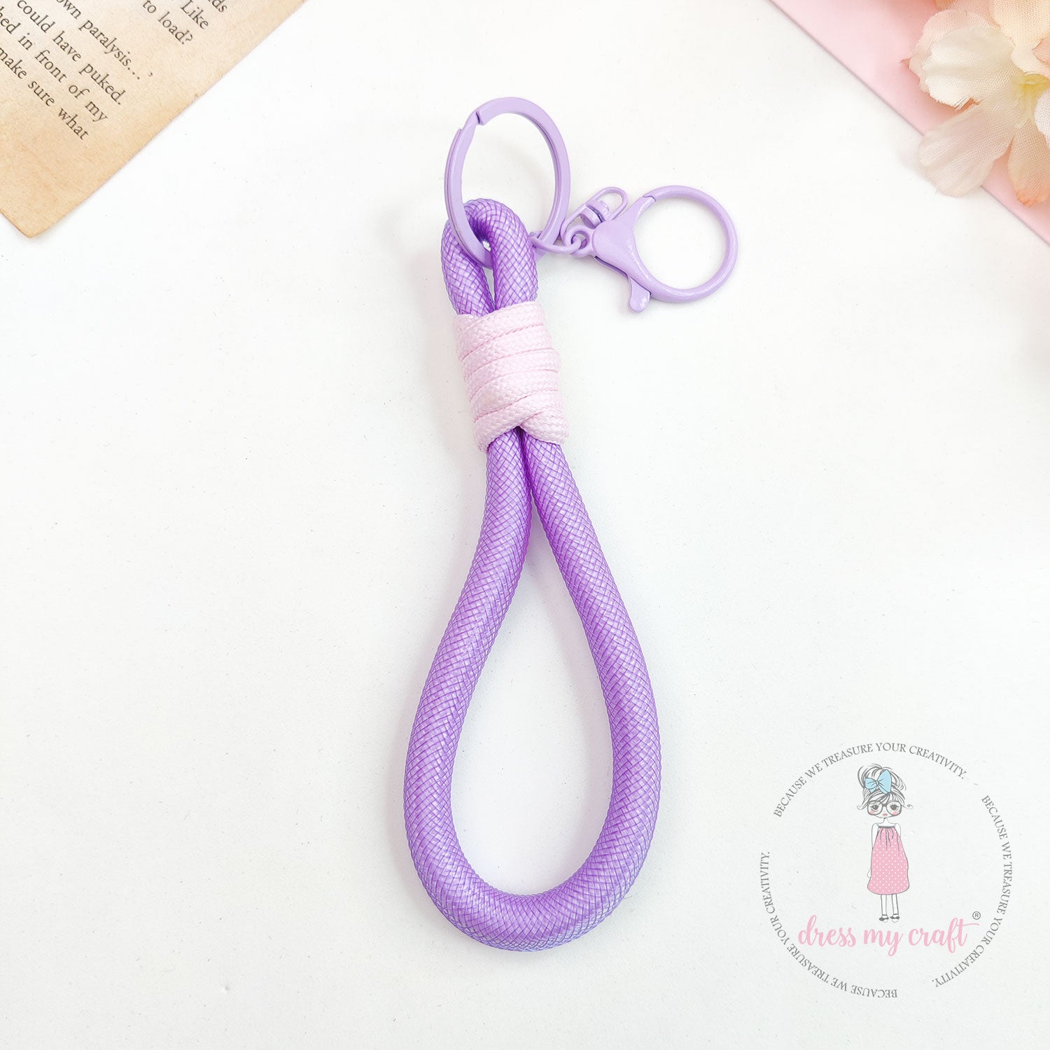 Braided Rope Keychain