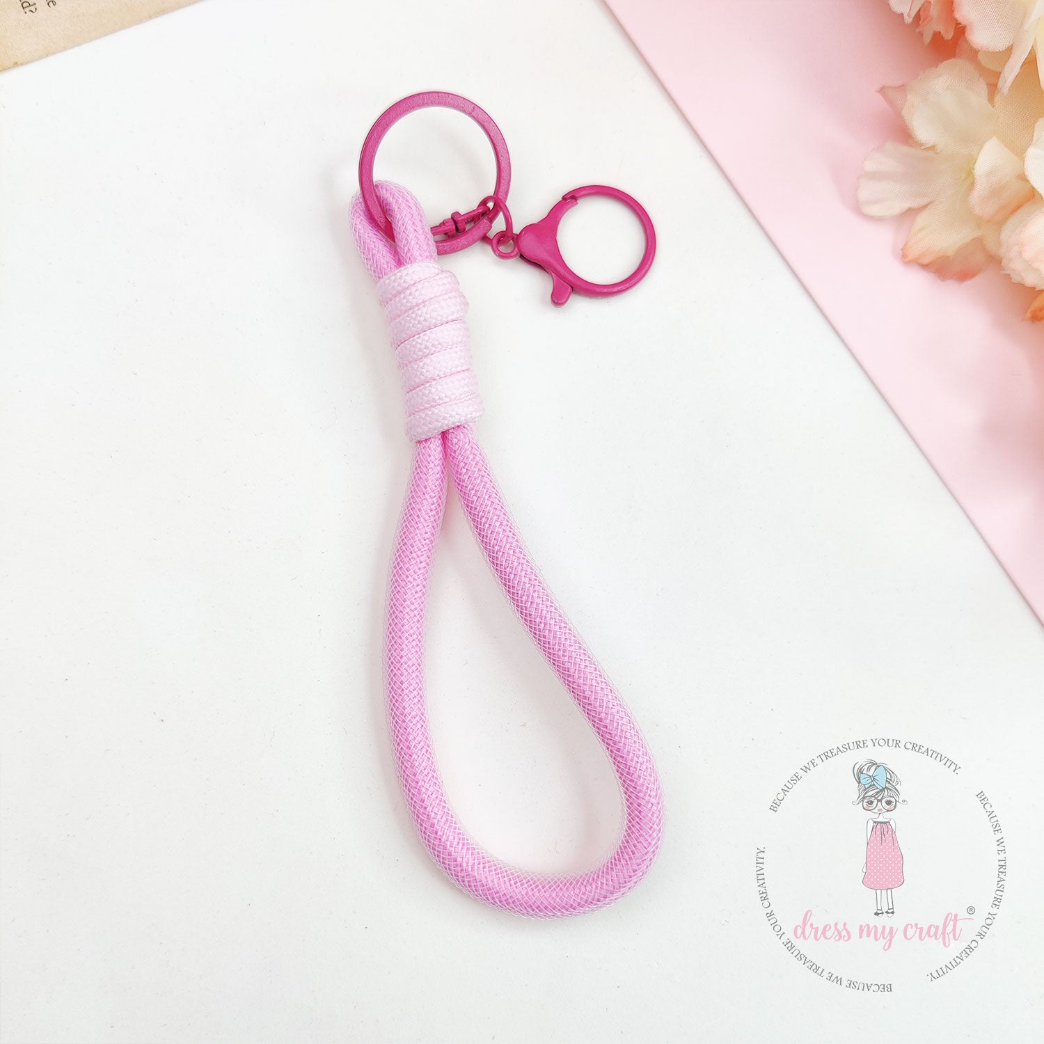 Braided Rope Keychain