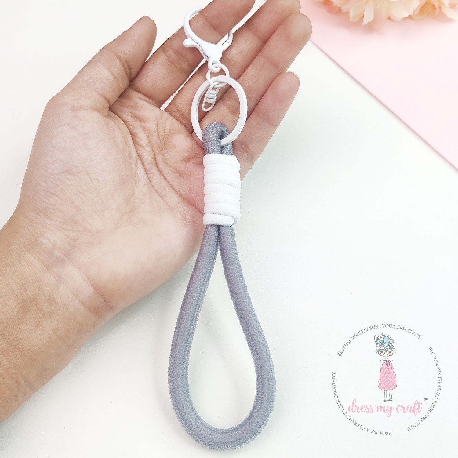 Braided Rope Keychain