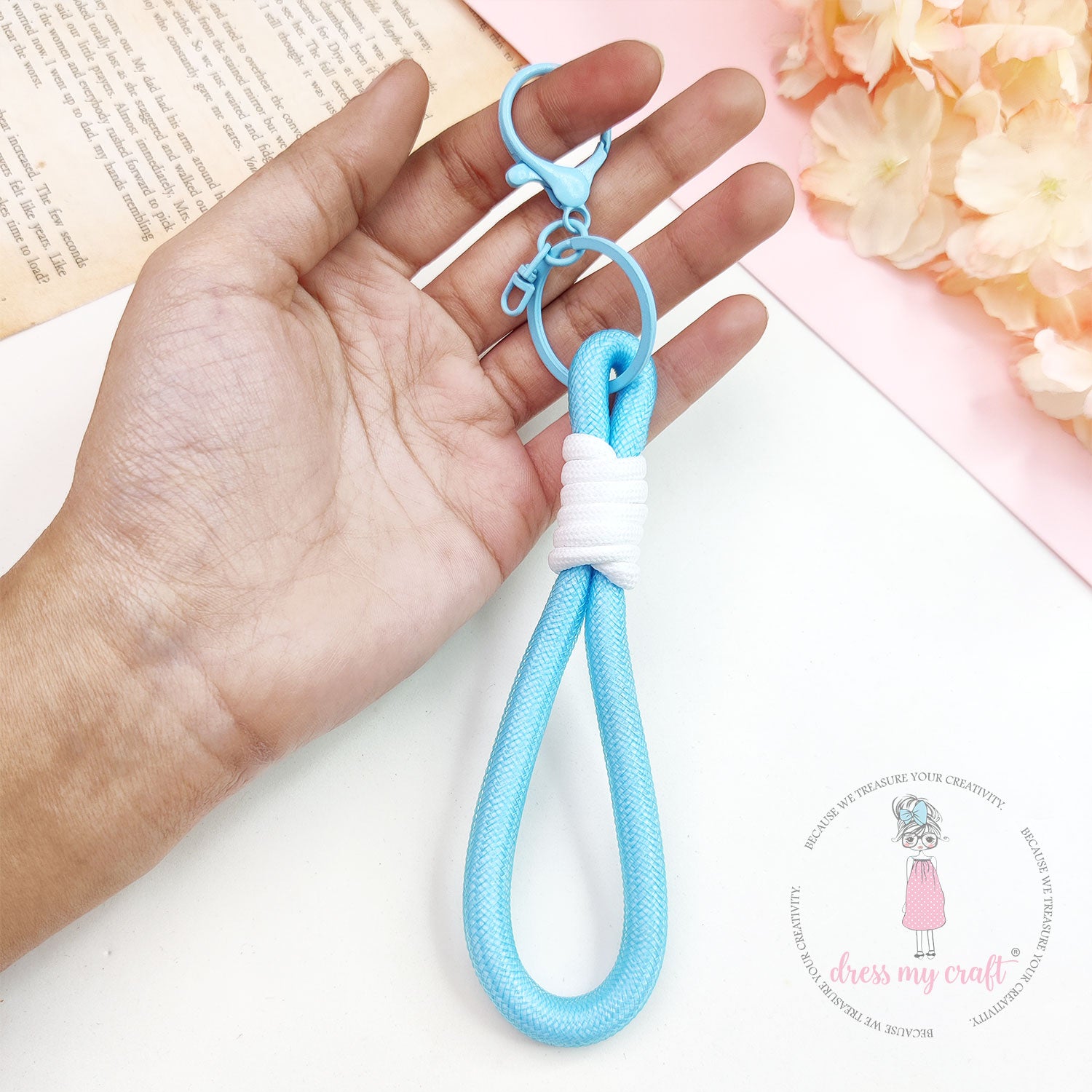 Braided Rope Keychain