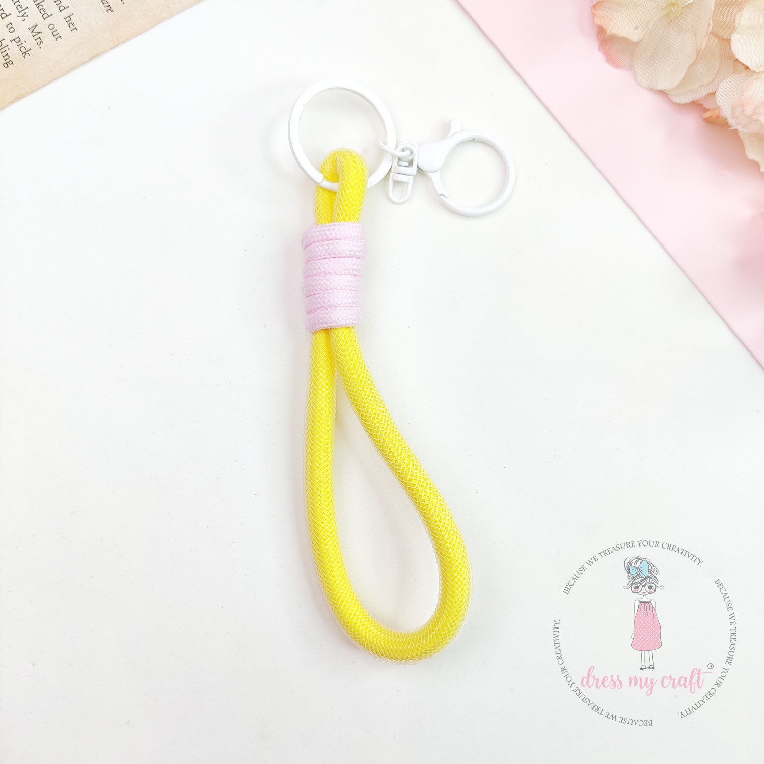 Braided Rope Keychain