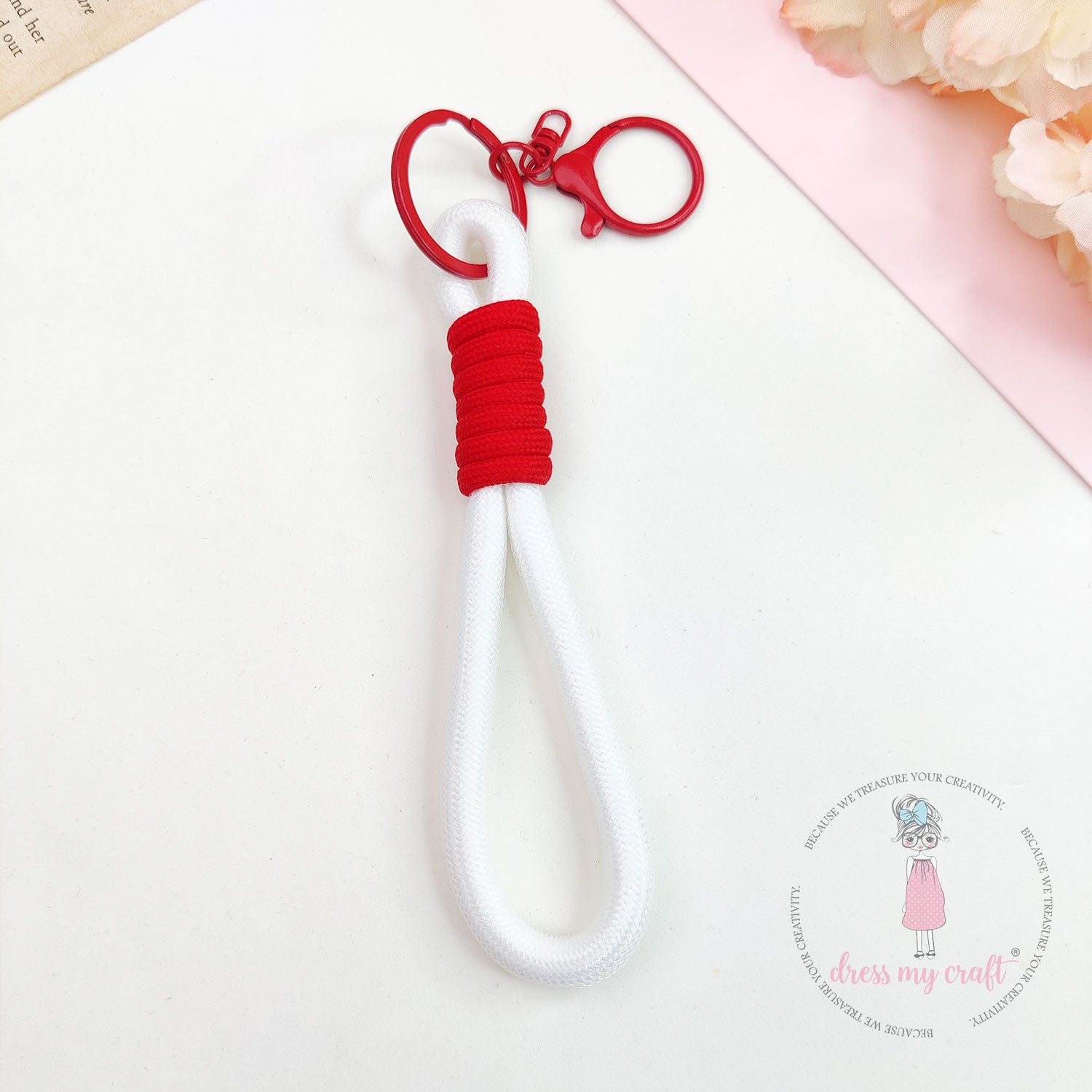 Braided Rope Keychain