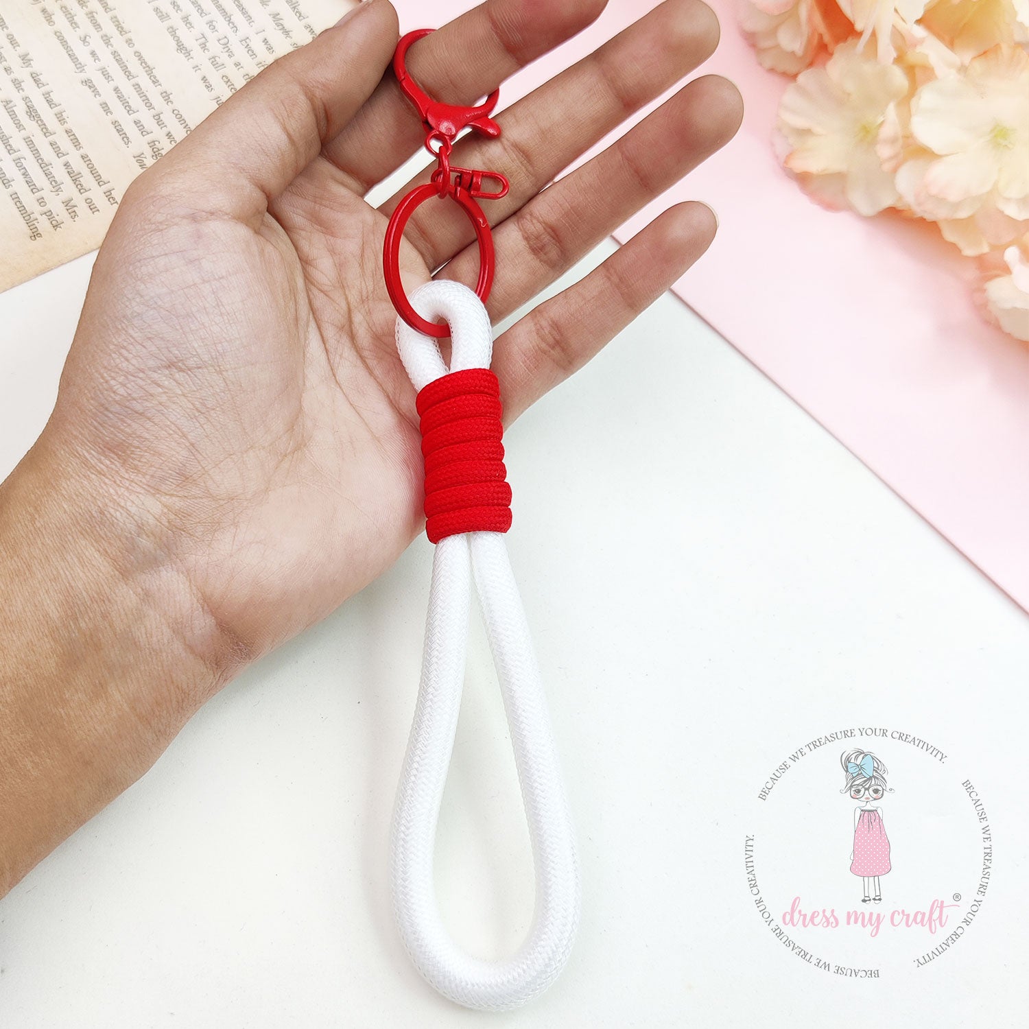 Braided Rope Keychain