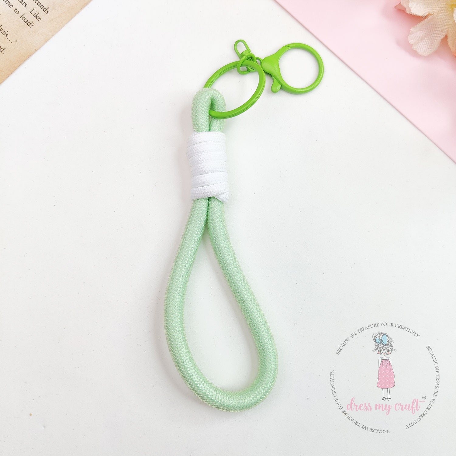 Braided Rope Keychain