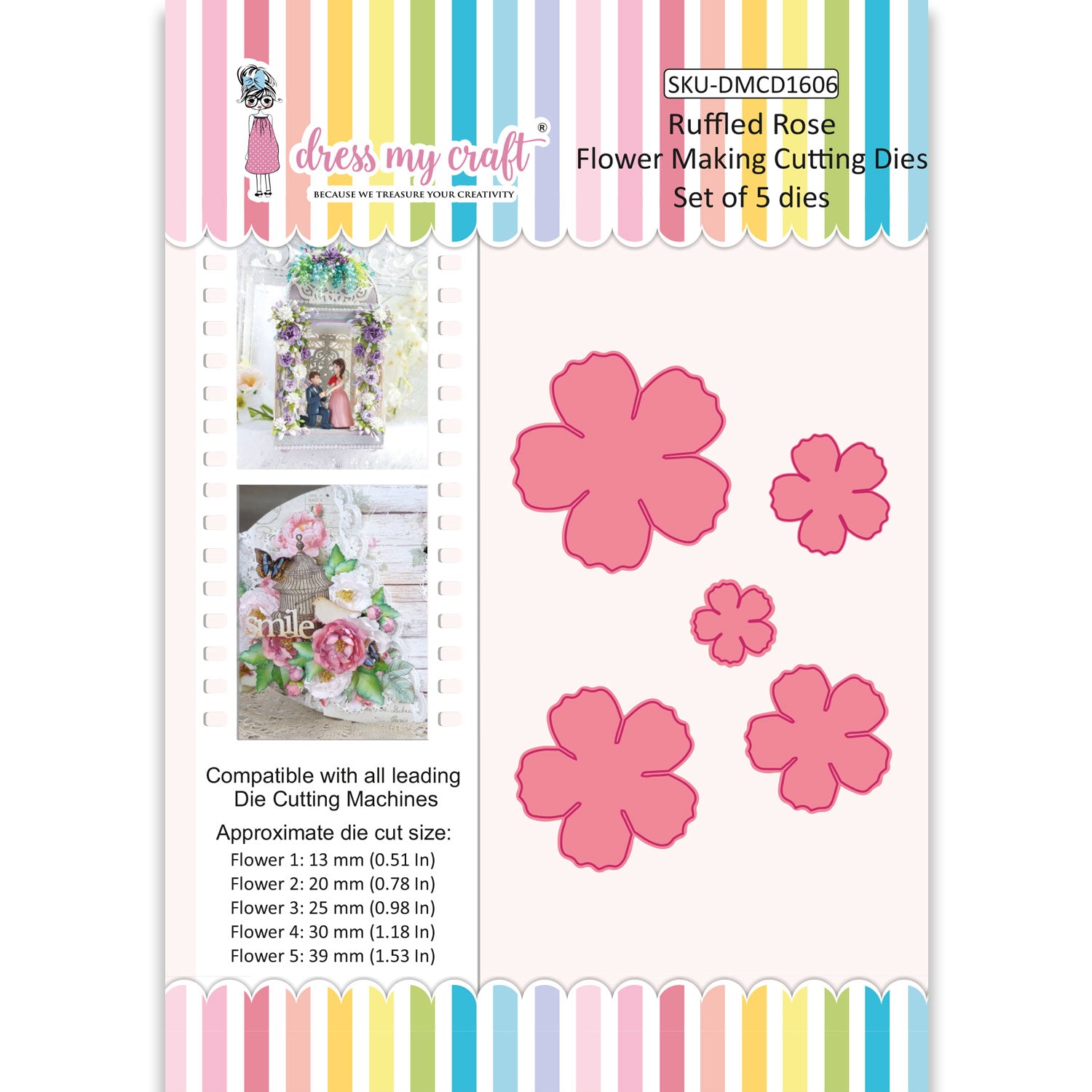 Ruffled Rose - Flower Making Cutting Dies