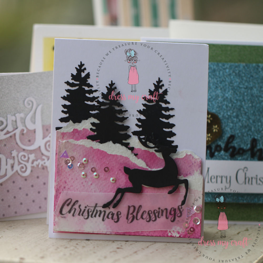 Reindeer with Christmas Tree - Christmas Dies