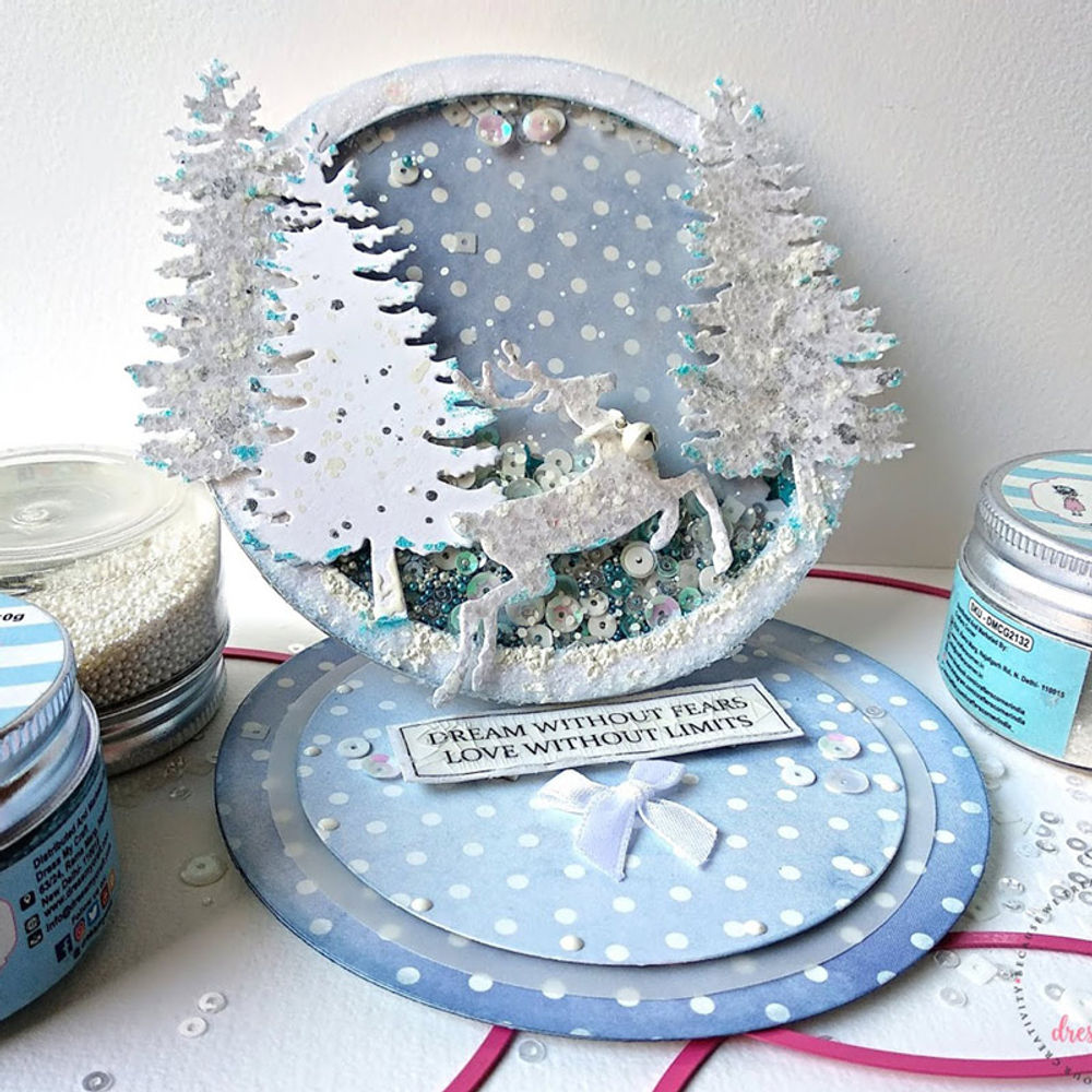 Reindeer with Christmas Tree - Christmas Dies