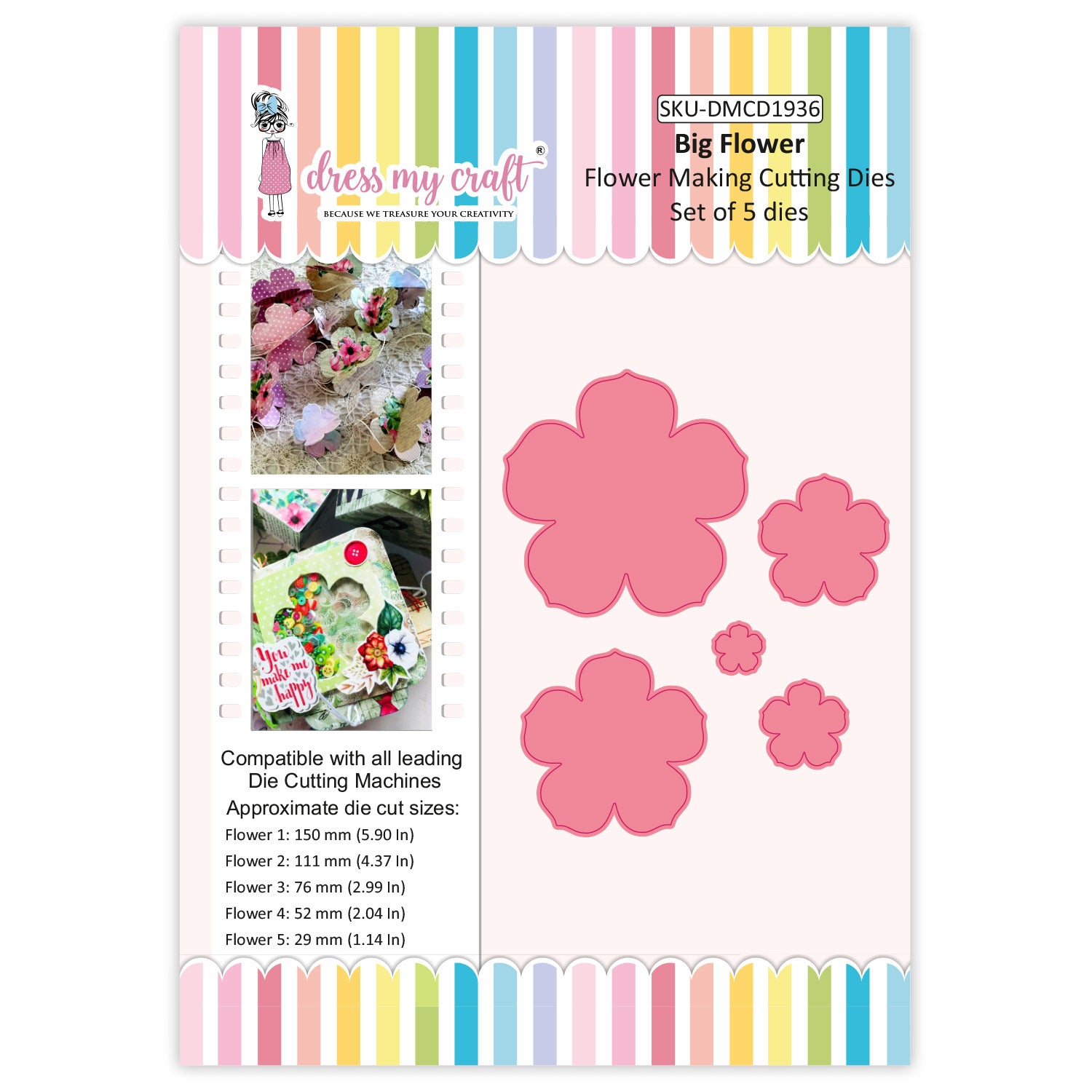 Big Flower - Flower Making Cutting Dies