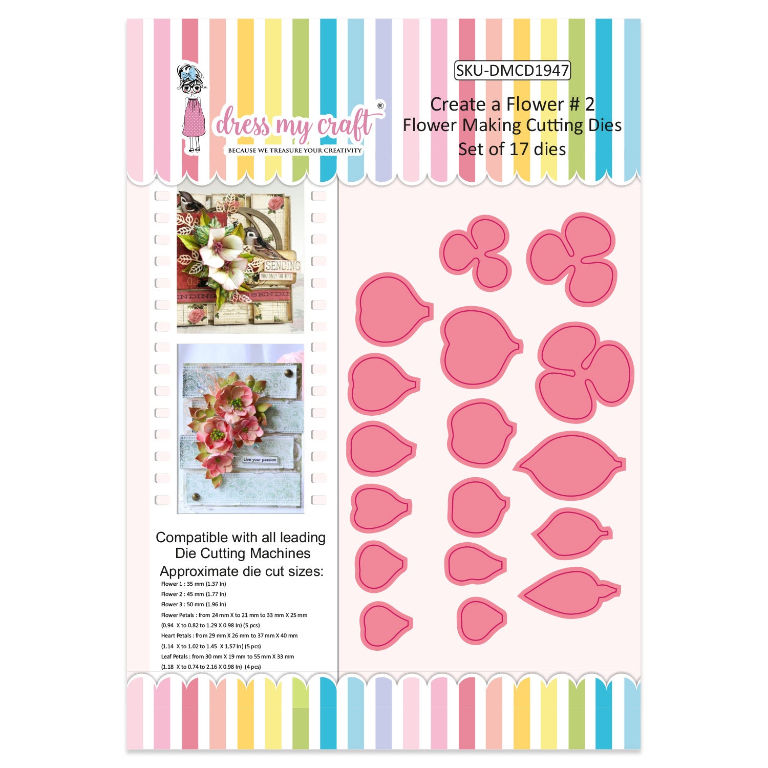 Create a Flower # 2 - Flower Making Cutting Dies