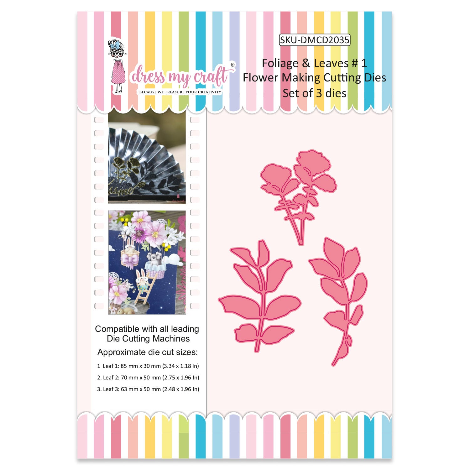 Foliage & Leaves # 1 - Flower Making Cutting Dies