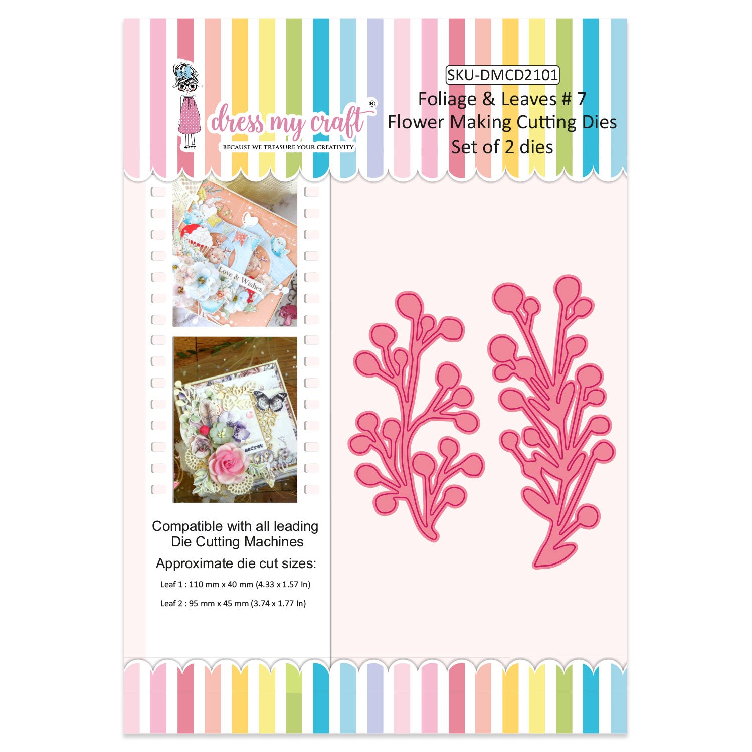 Foliage & Leaves # 7 - Flower Making Cutting Dies