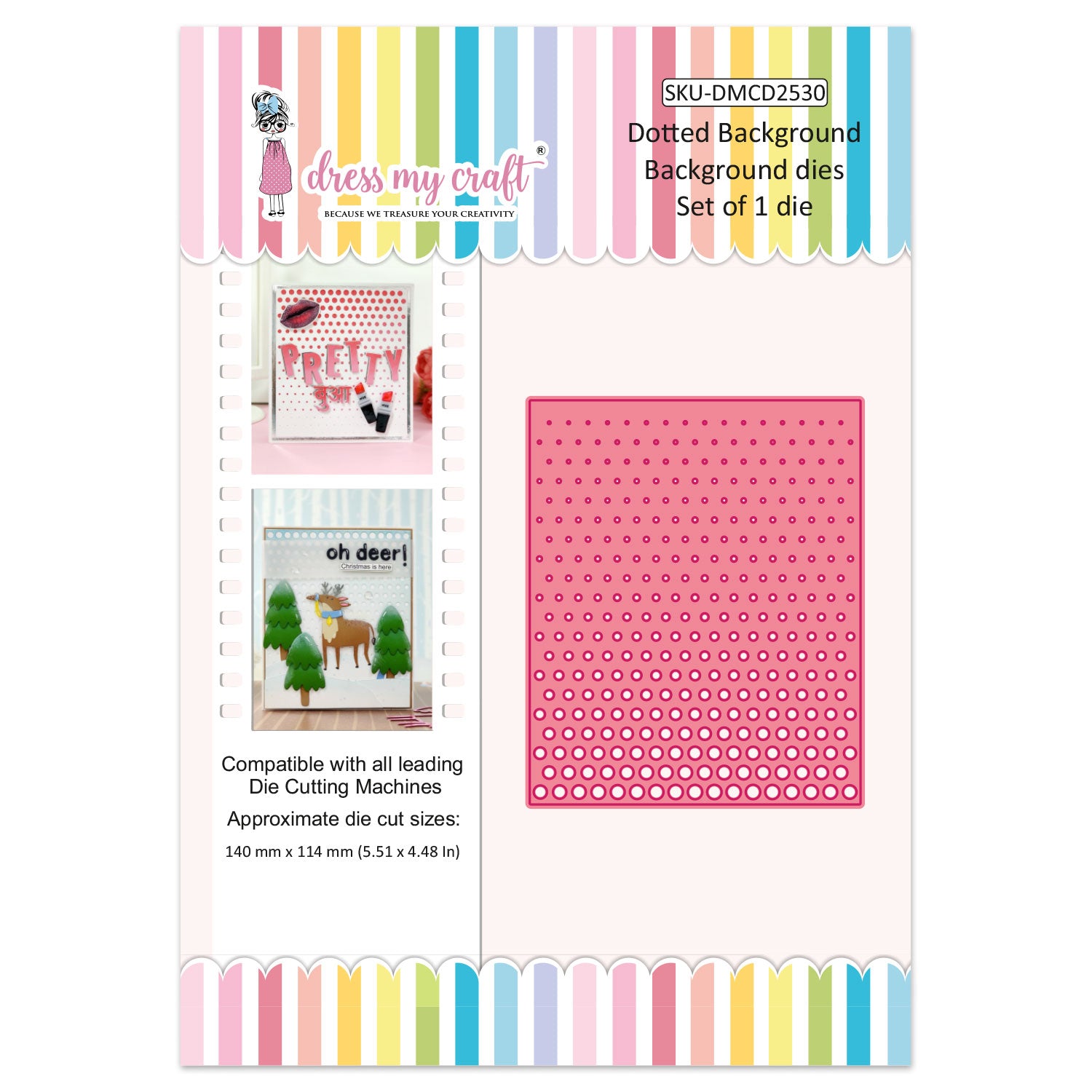 Dotted Background Die