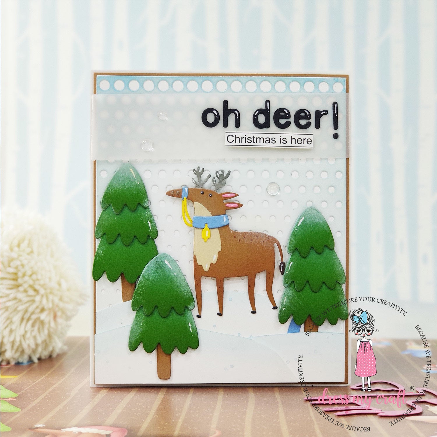 Dotted Background Die
