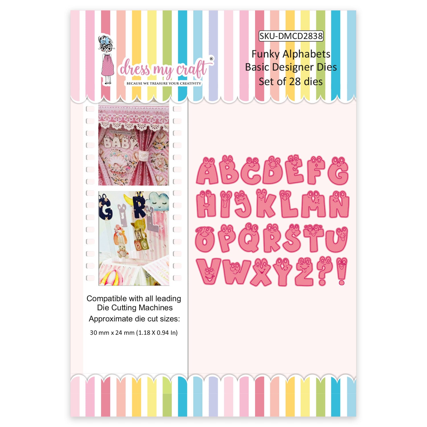 Funky Alphabets - Basic Designer Dies