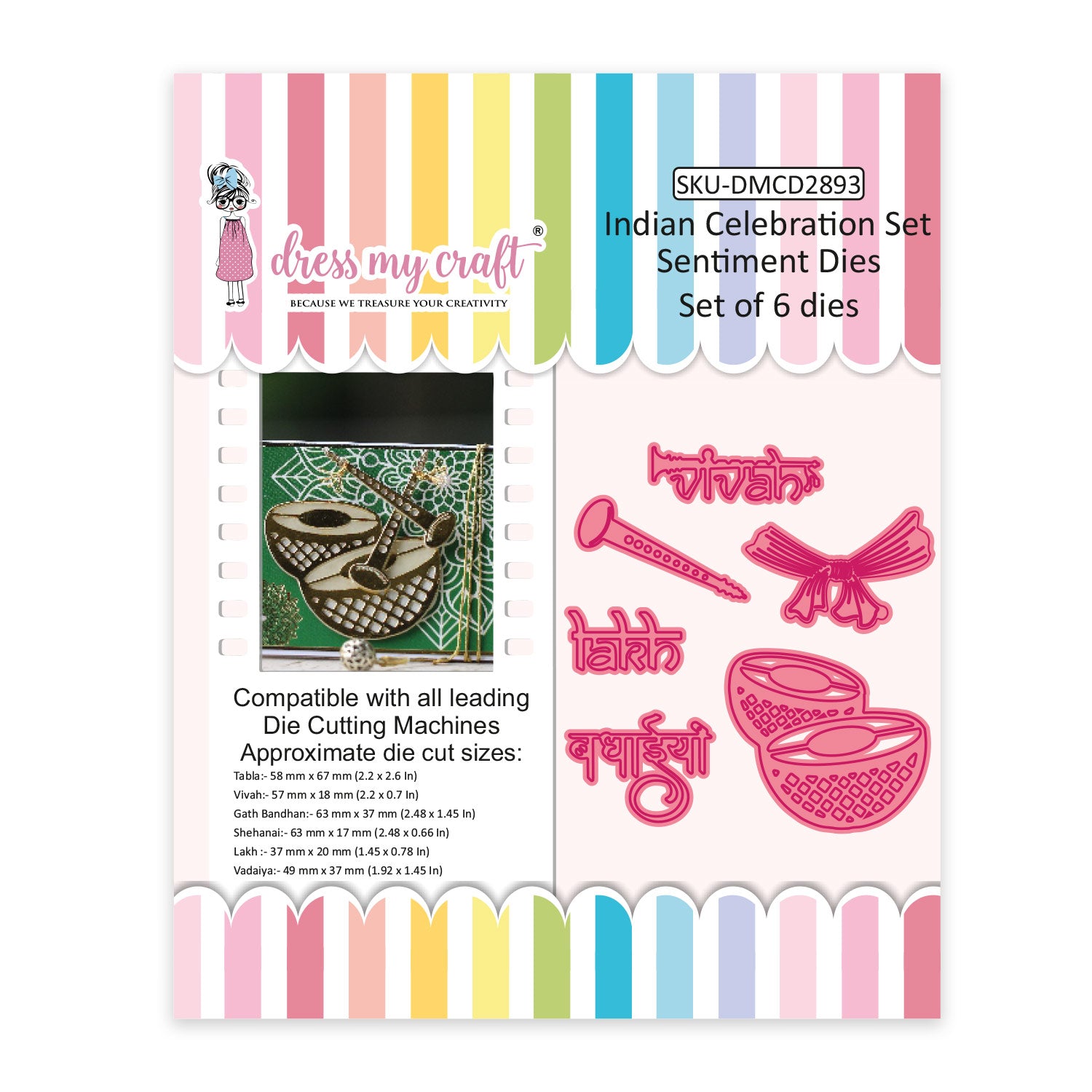 Indian Celebration Set - Sentiment Dies