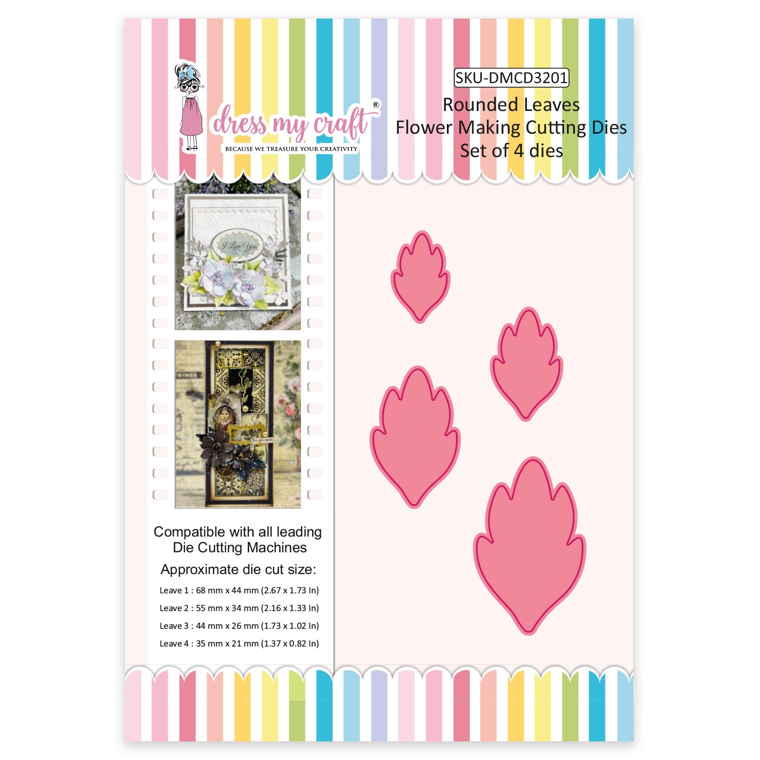 Rounded Leaves - Flower Making Cutting Dies