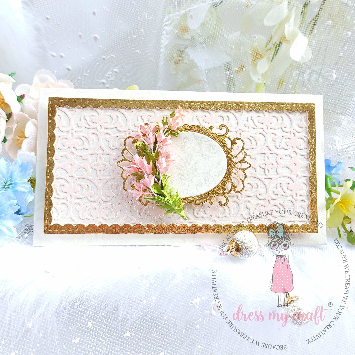 Mini Cross Flower Die Set - Flower Making Cutting Dies