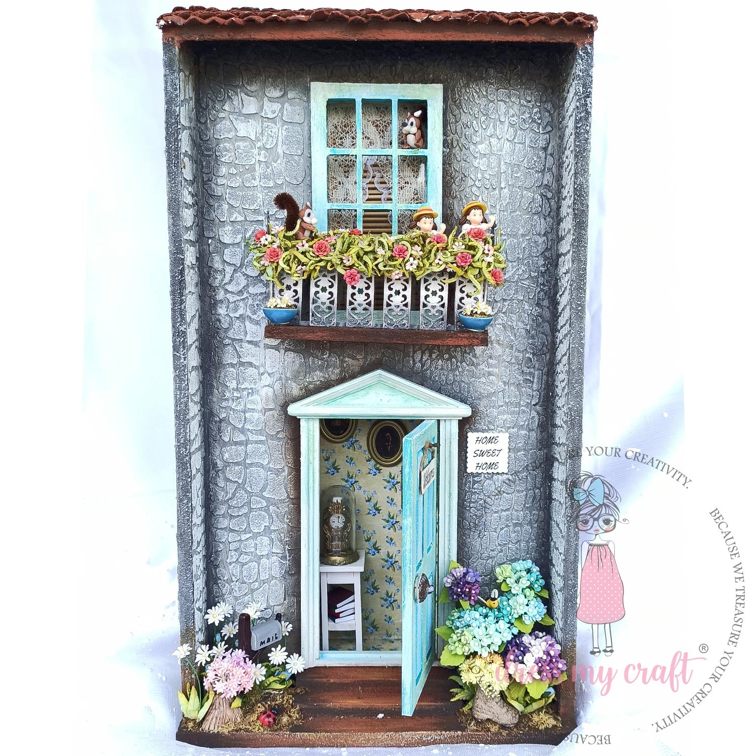 Mini Four Petal Die Set - Flower Making Cutting Dies