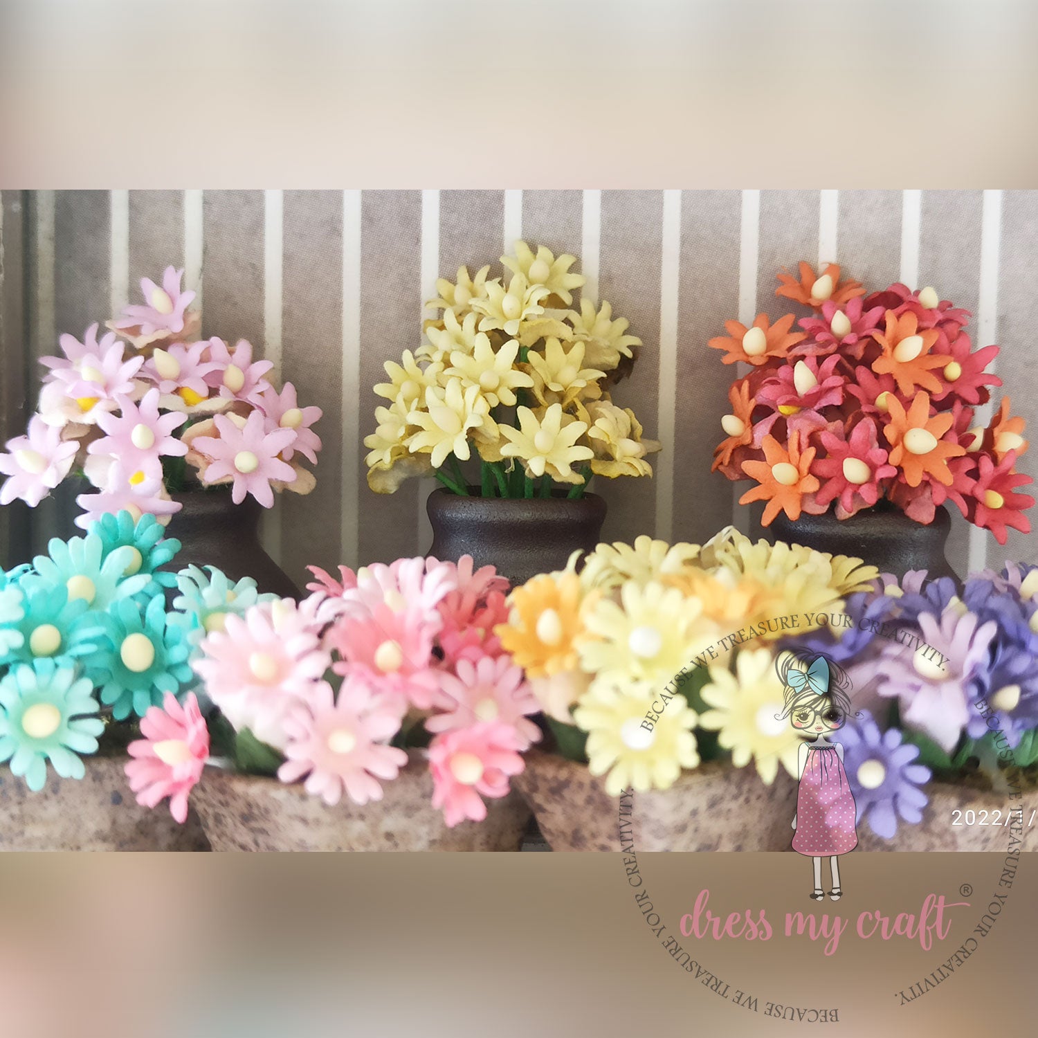 Mini Daisy Die Set #2 - Flower Making Cutting Dies