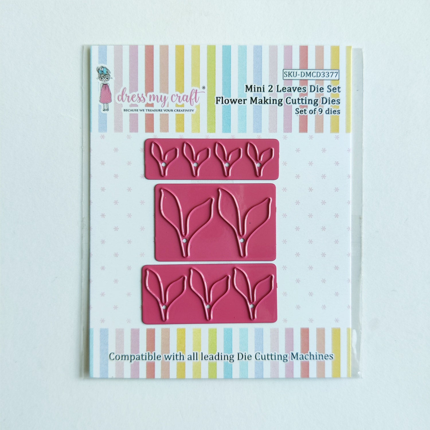 Mini 2 Leaves Die Set - Flower Making Cutting Dies