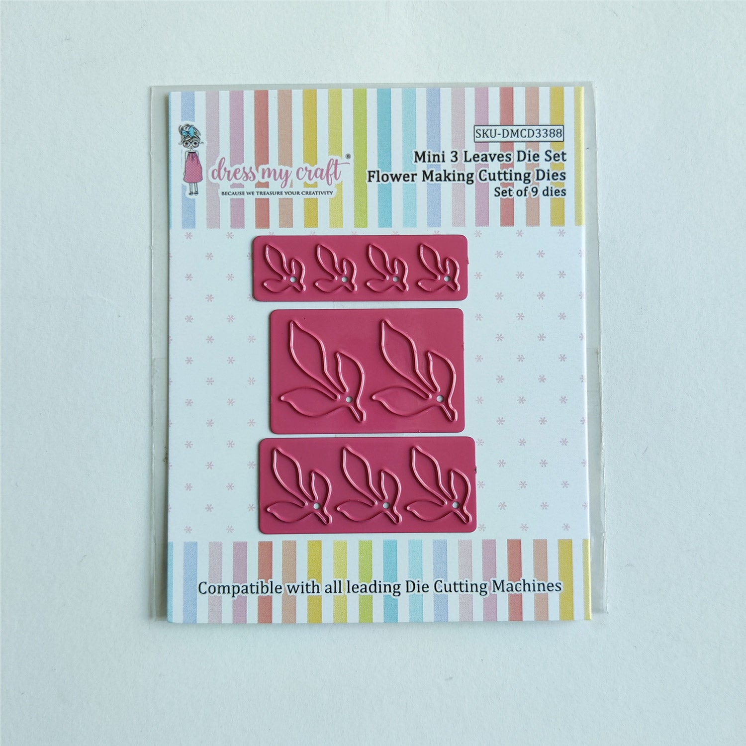 Mini 3 Leaves Die Set - Flower Making Cutting Dies