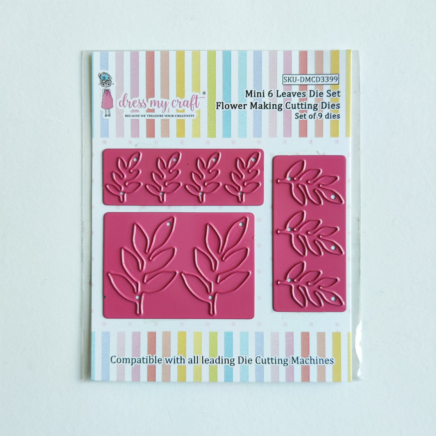 Mini 6 Leaves Die Set - Flower Making Cutting Dies