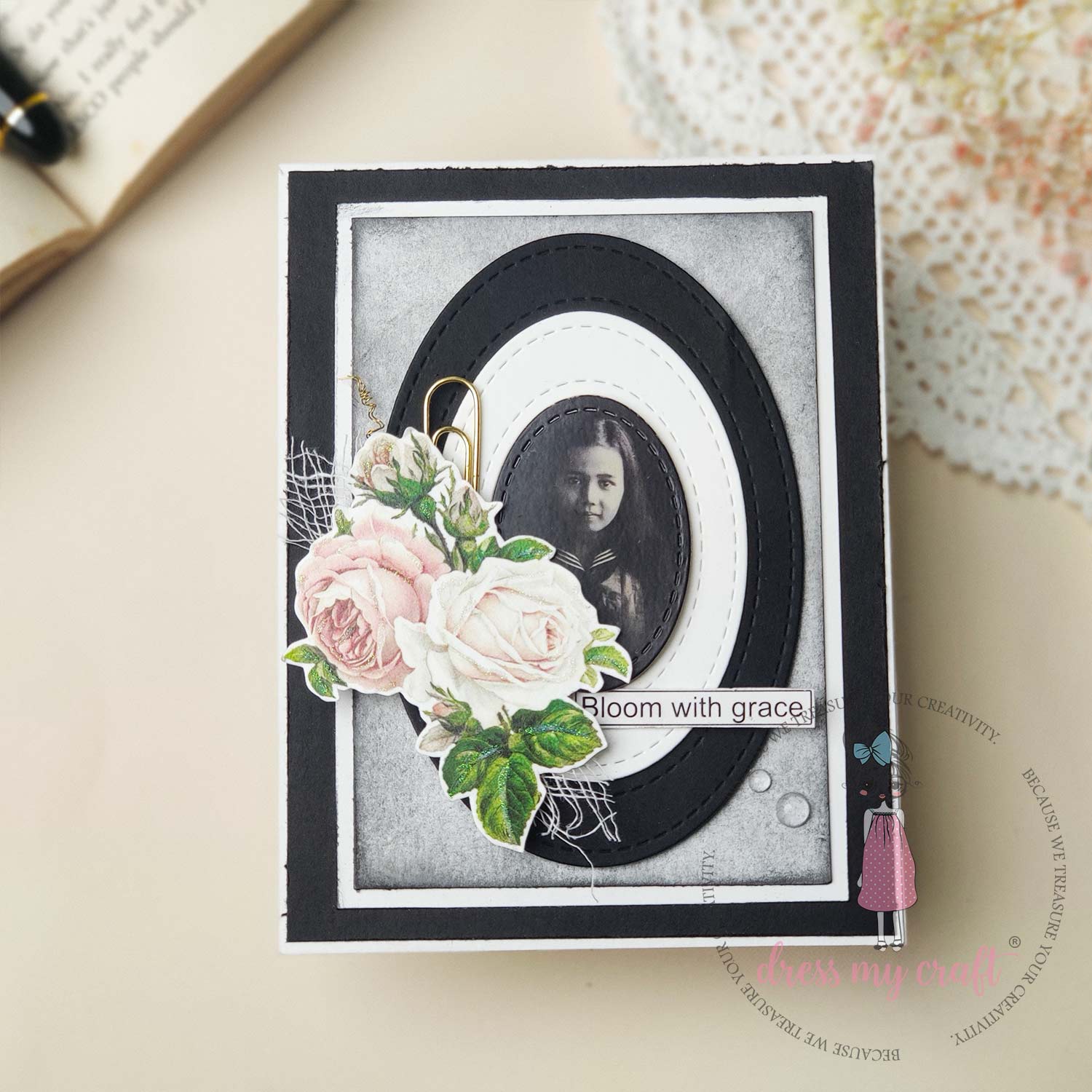 Double Stitched Oval - Basic Designer Die