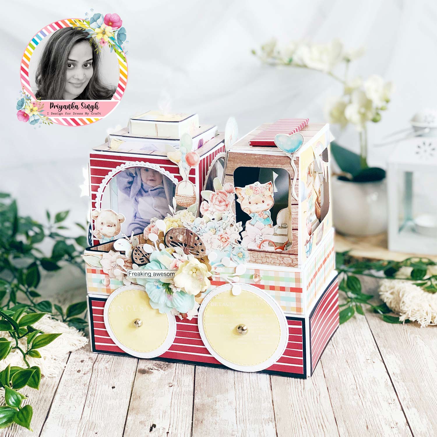 Stitched Scalloped Circle Frame LG - Basic Designer Die