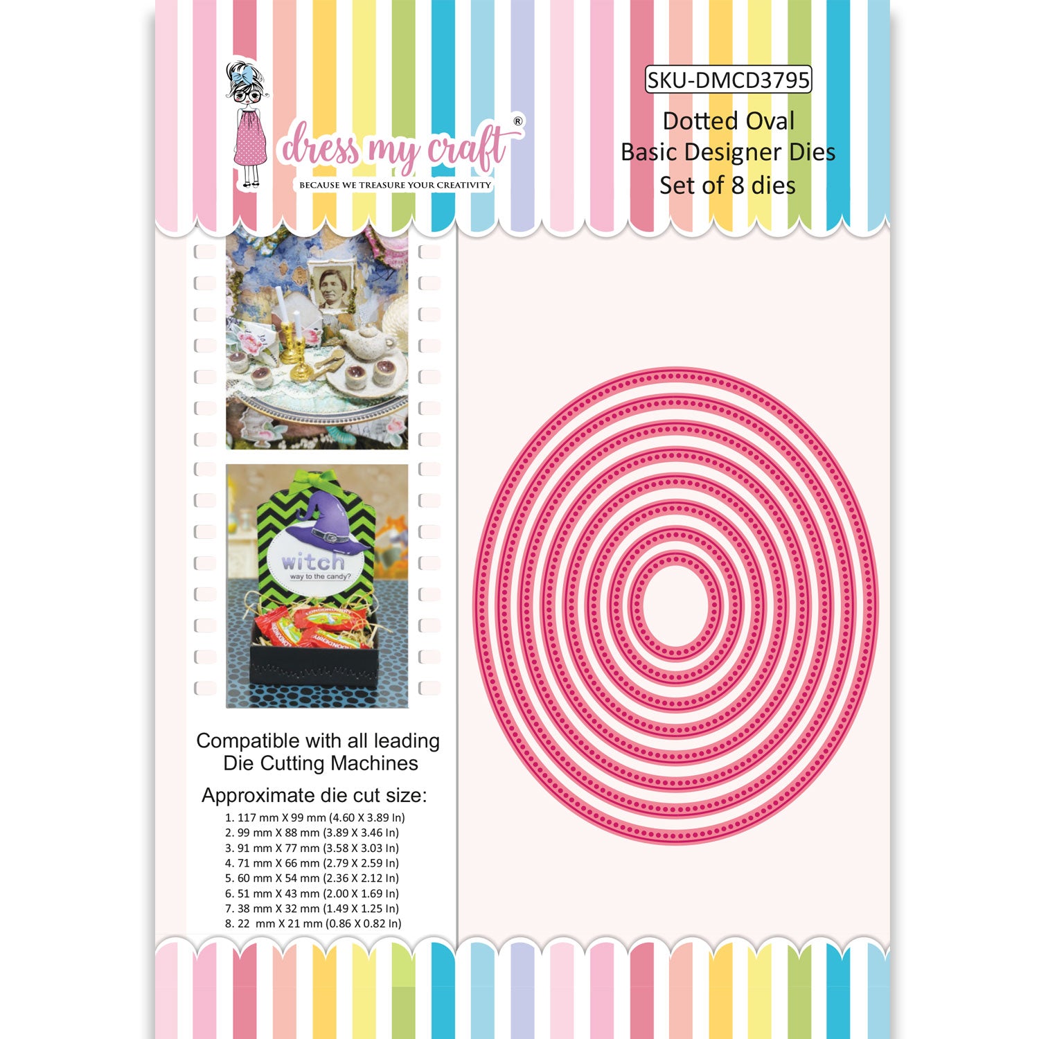 Dotted Oval - Basic Designer Die