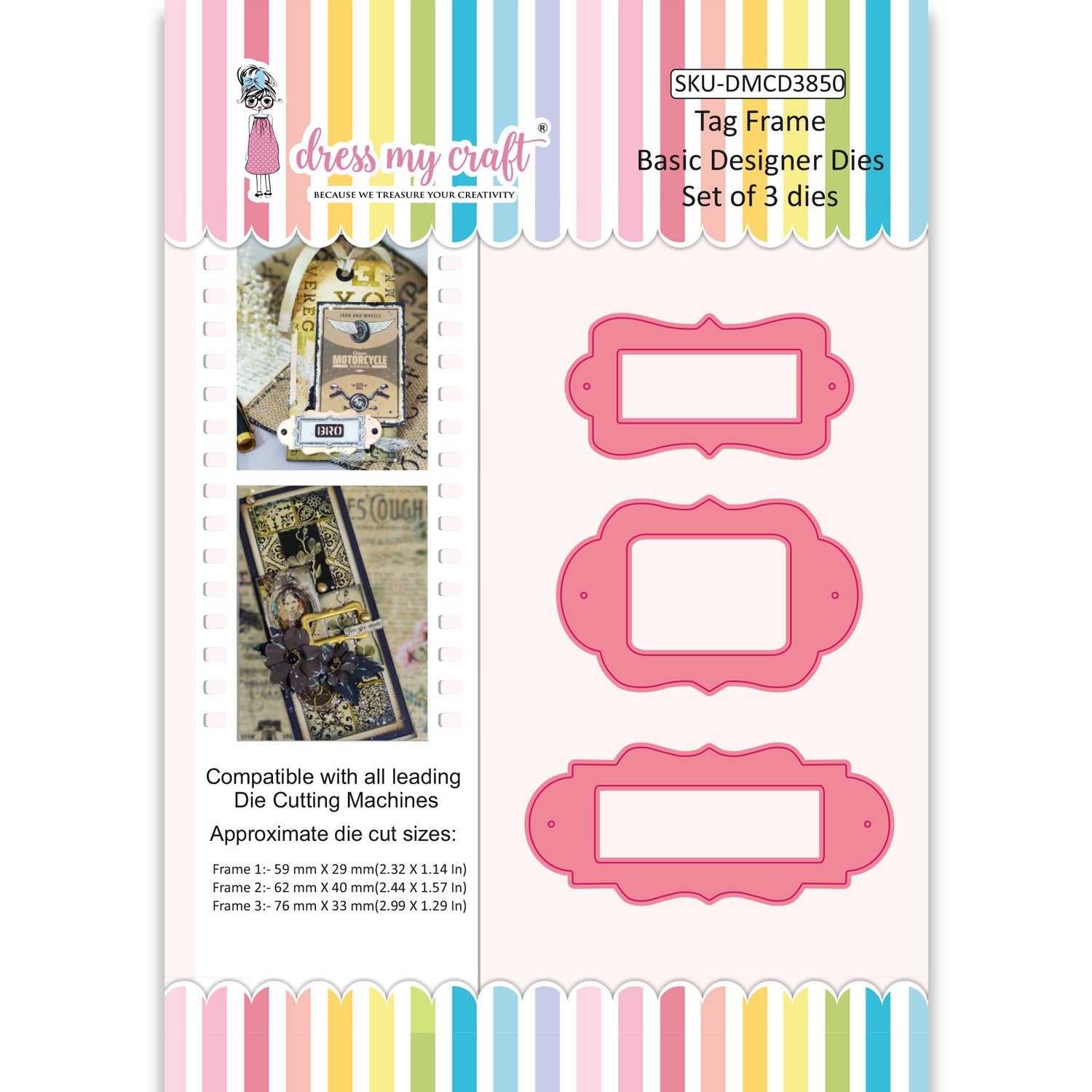 Tag Frame - Basic Designer Dies