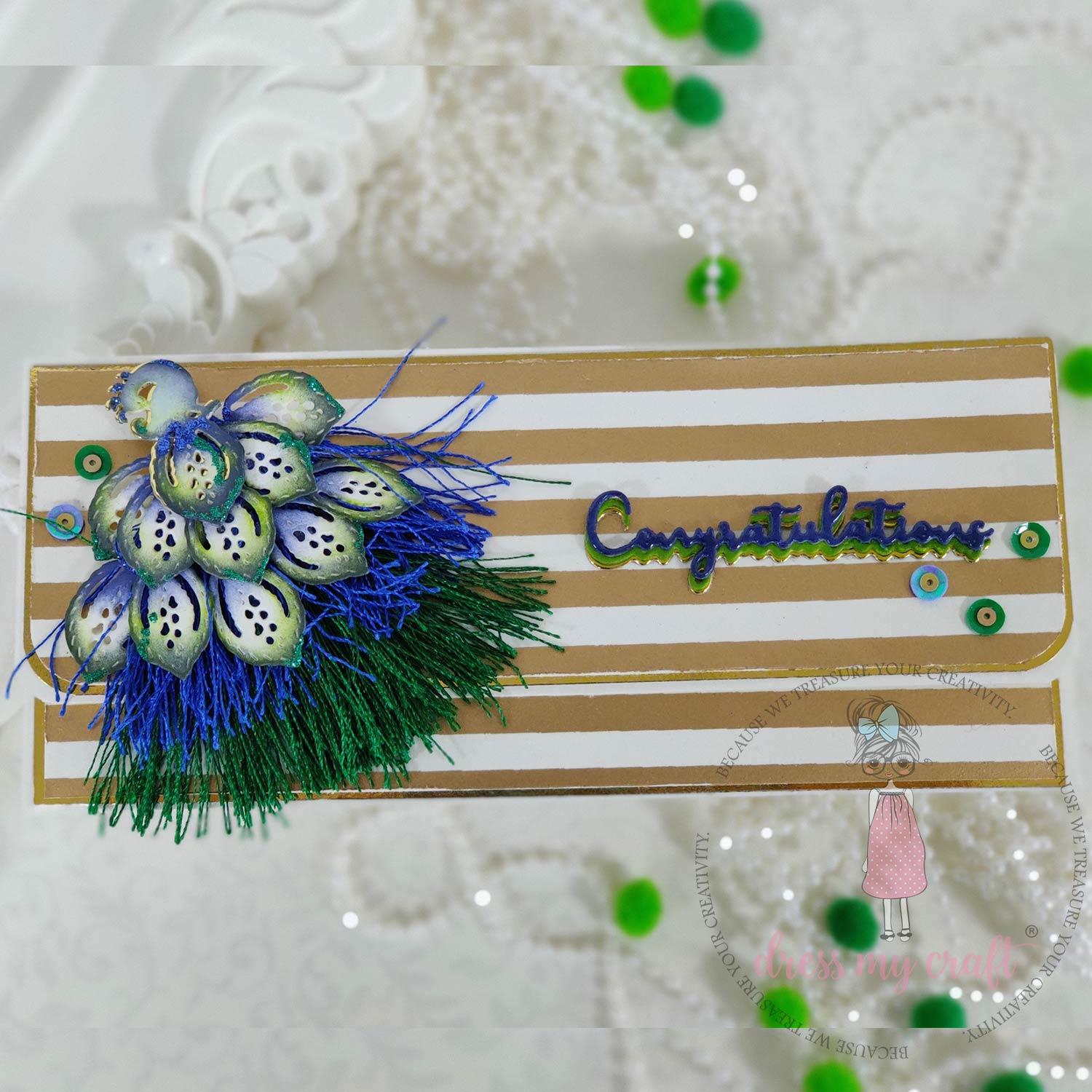 Peacock Border - Border Die