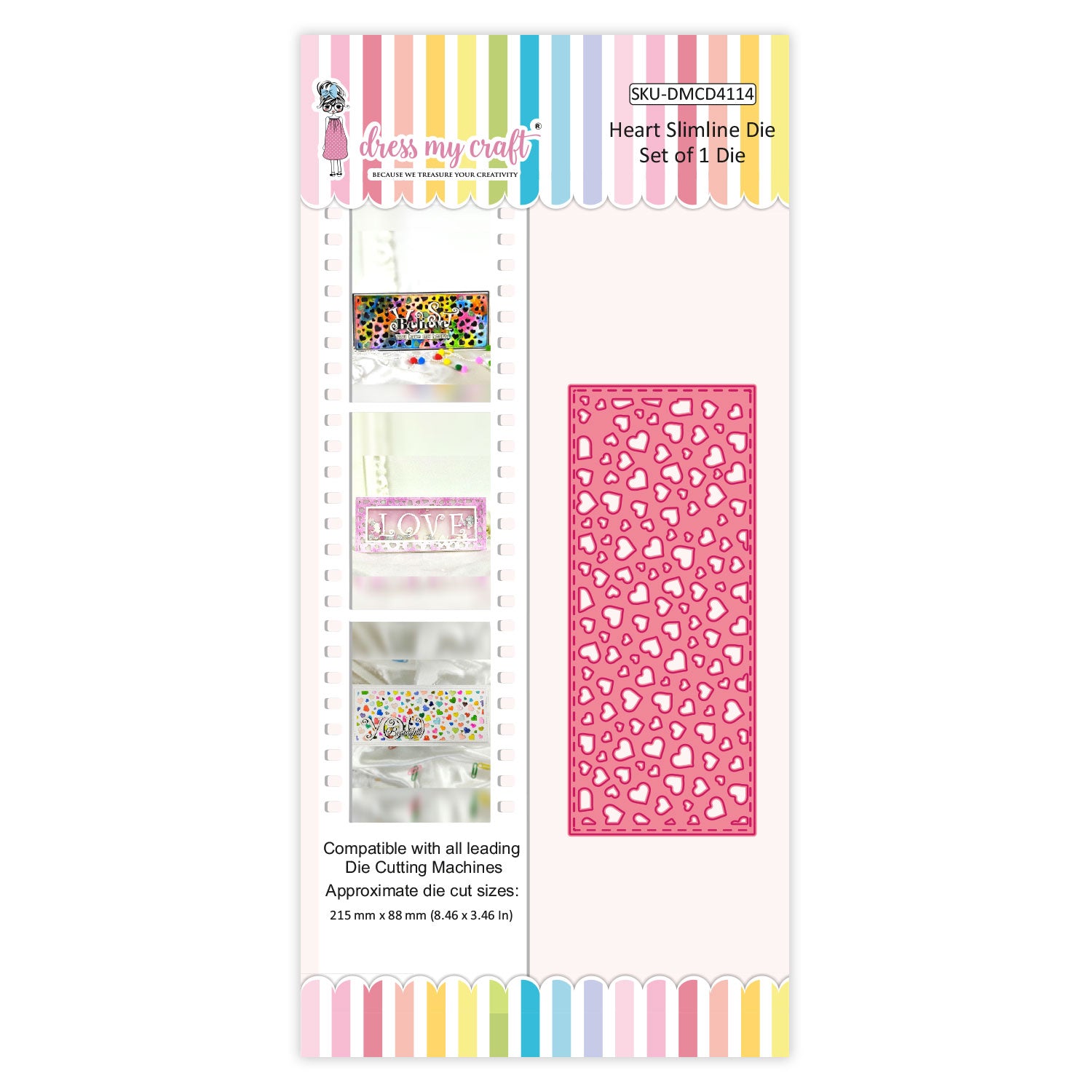 Heart Slimline Die