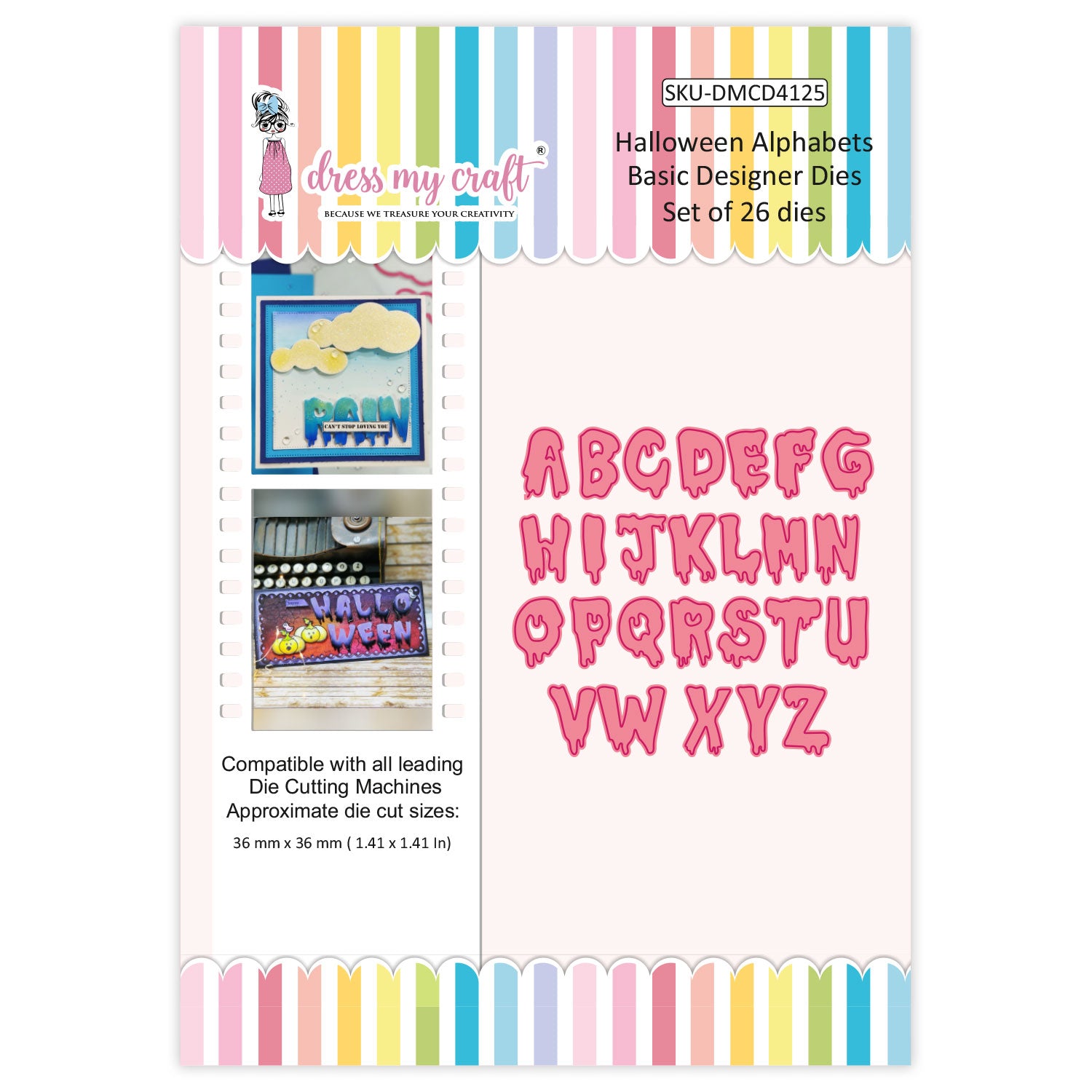 Halloween Alphabets - Basic Designer Dies