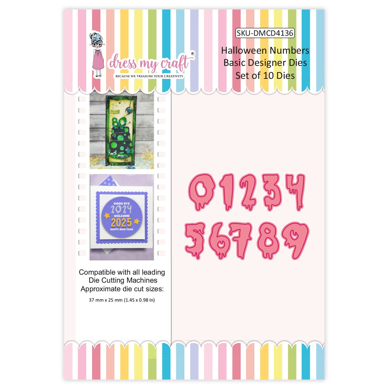 Halloween Numbers - Basic Designer Dies