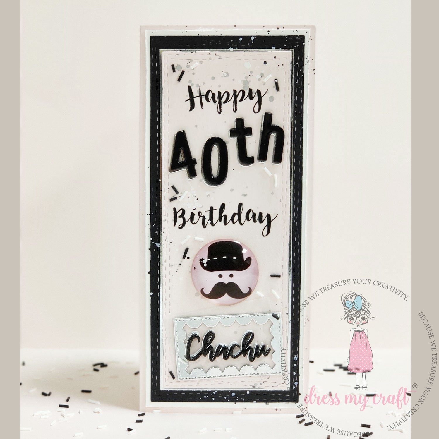 Rough Stitched Slimline Die