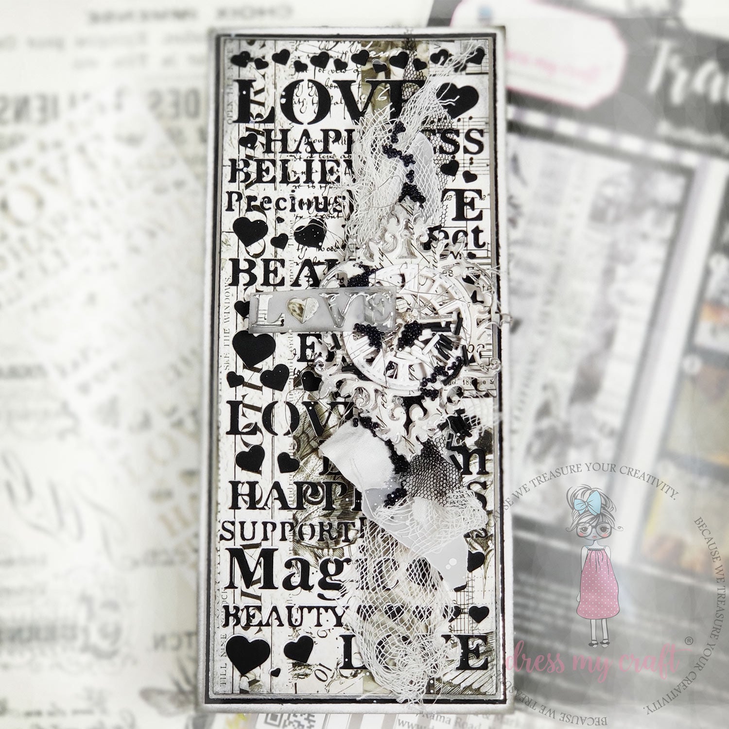 Sentiments Slimline Die