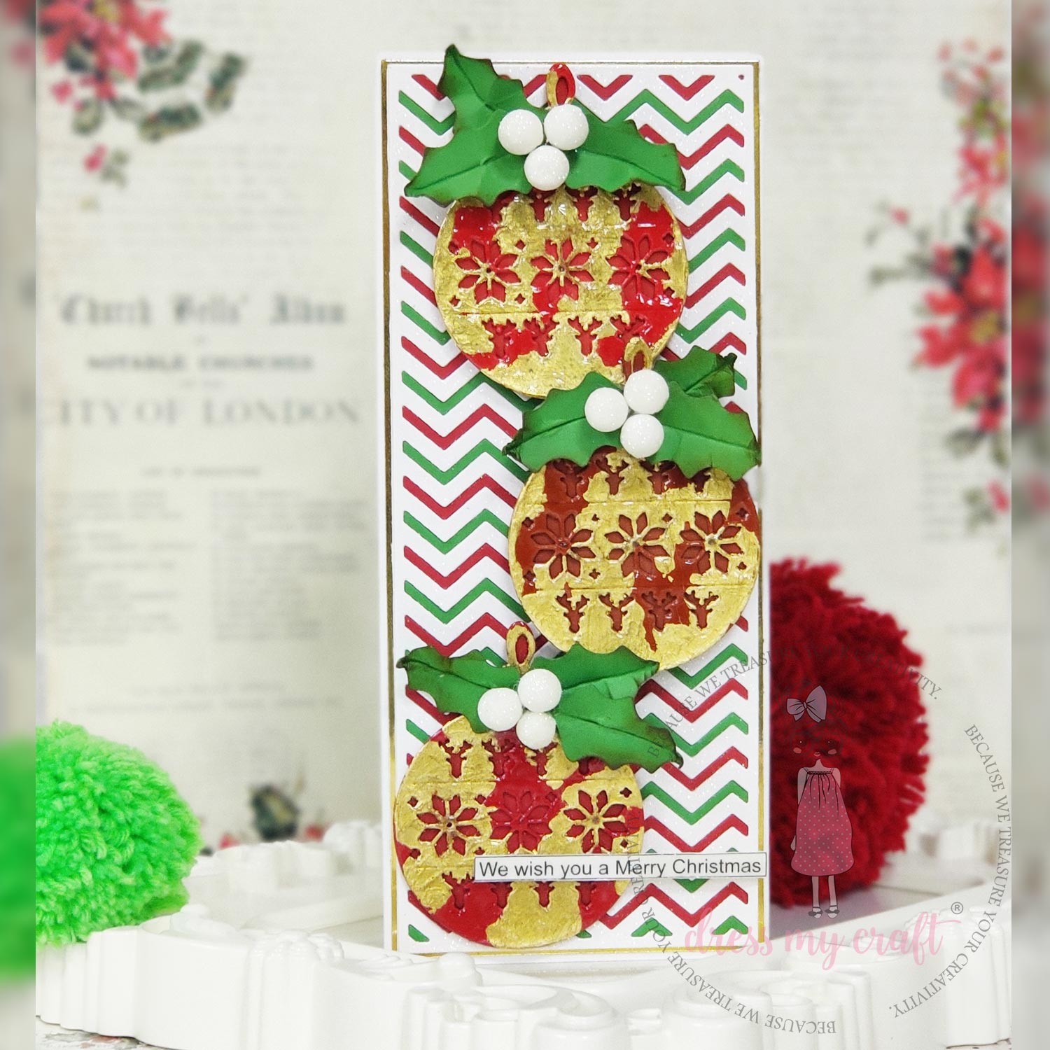 Knitted Christmas Ornaments - Christmas Dies