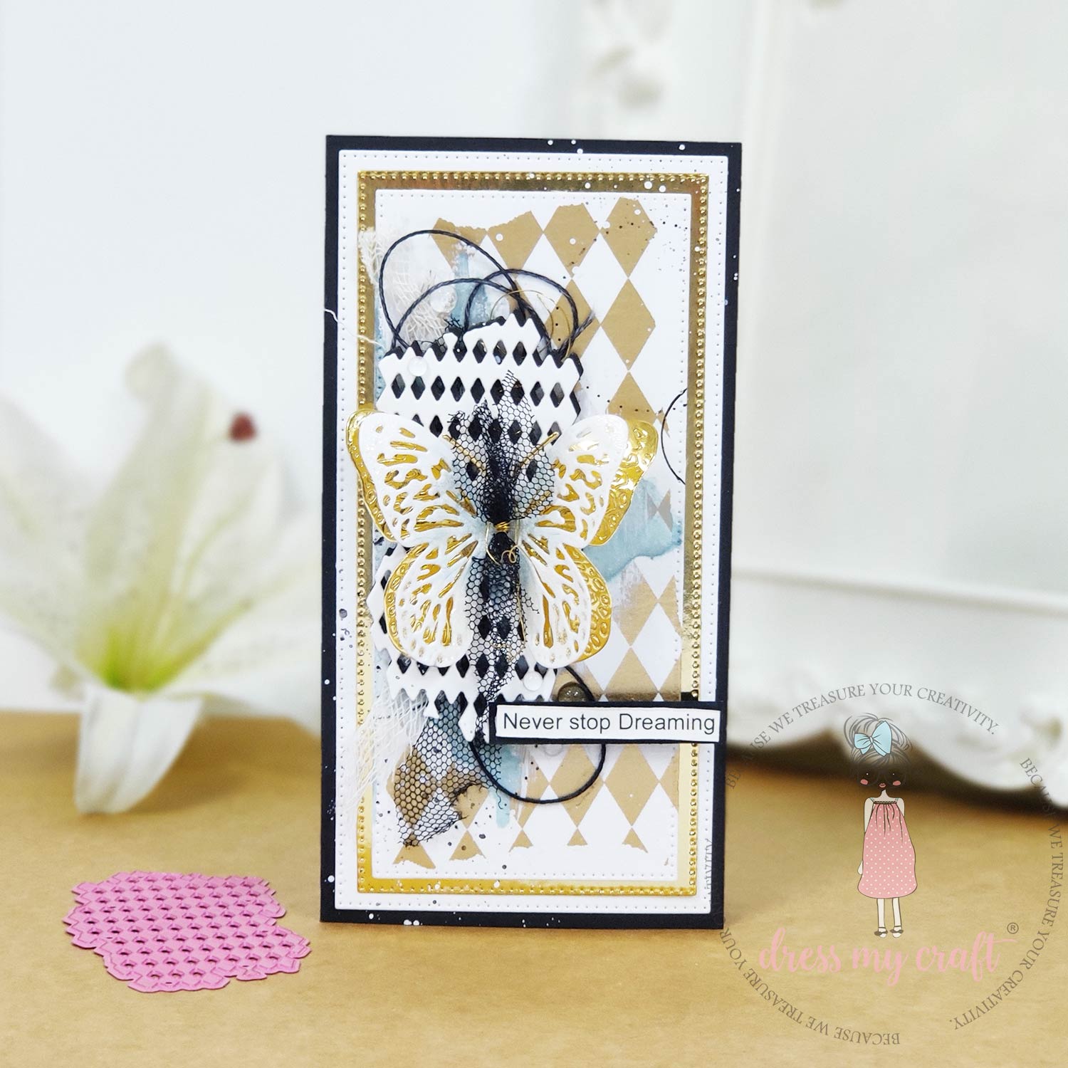 Lacey Butterflies - Basic Designer Die