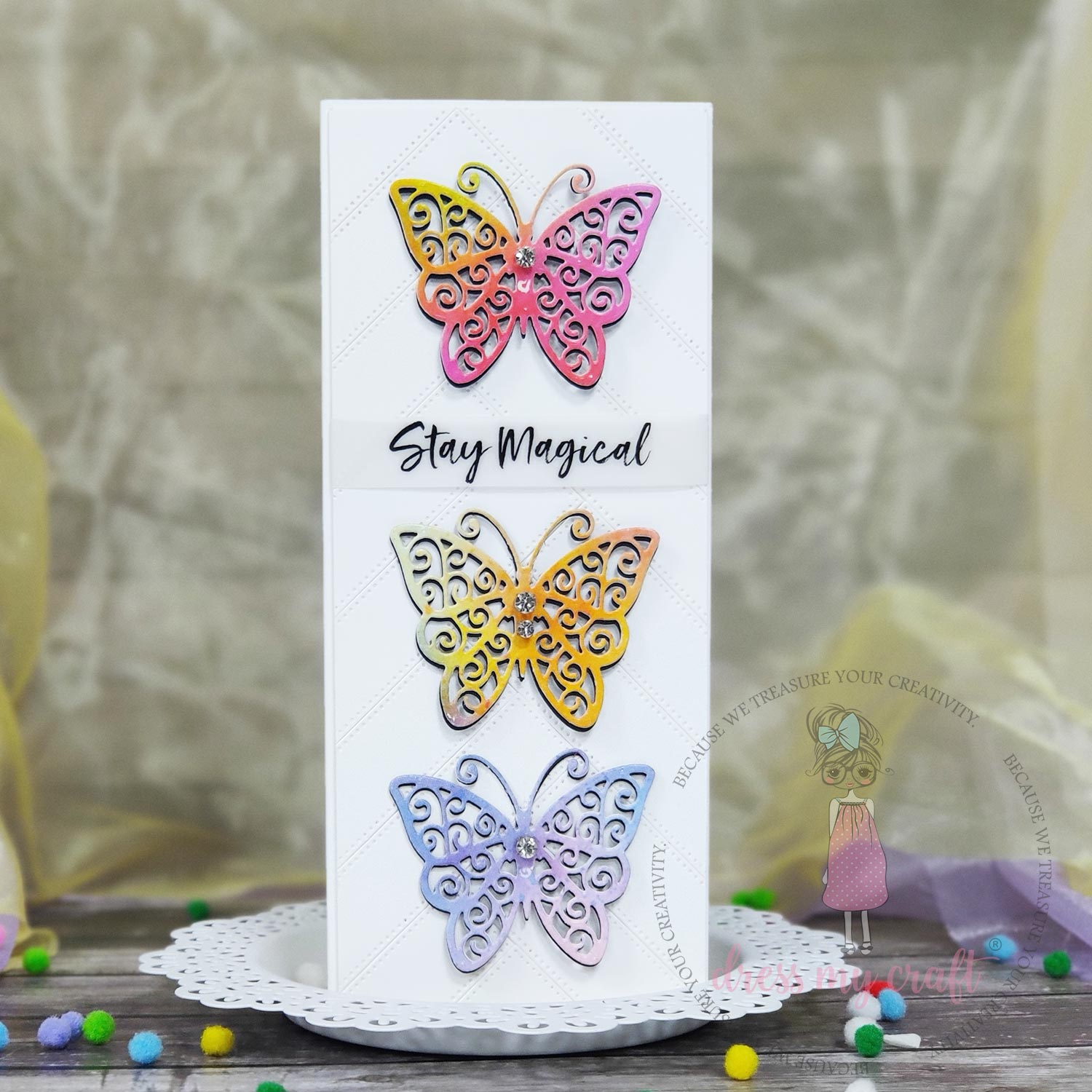 Lacey Butterflies - Basic Designer Die