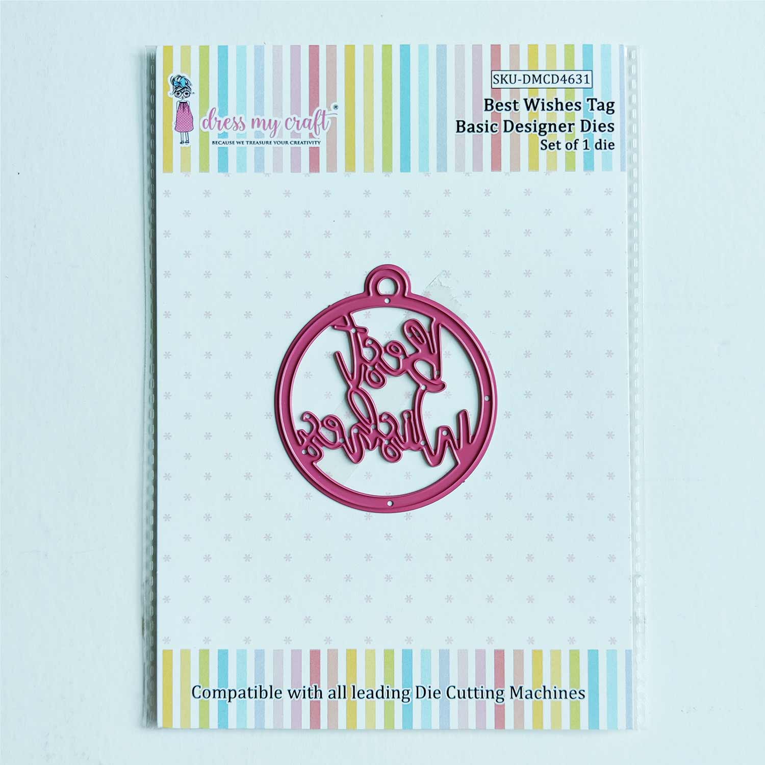 Best Wishes Tag - Basic Designer Dies