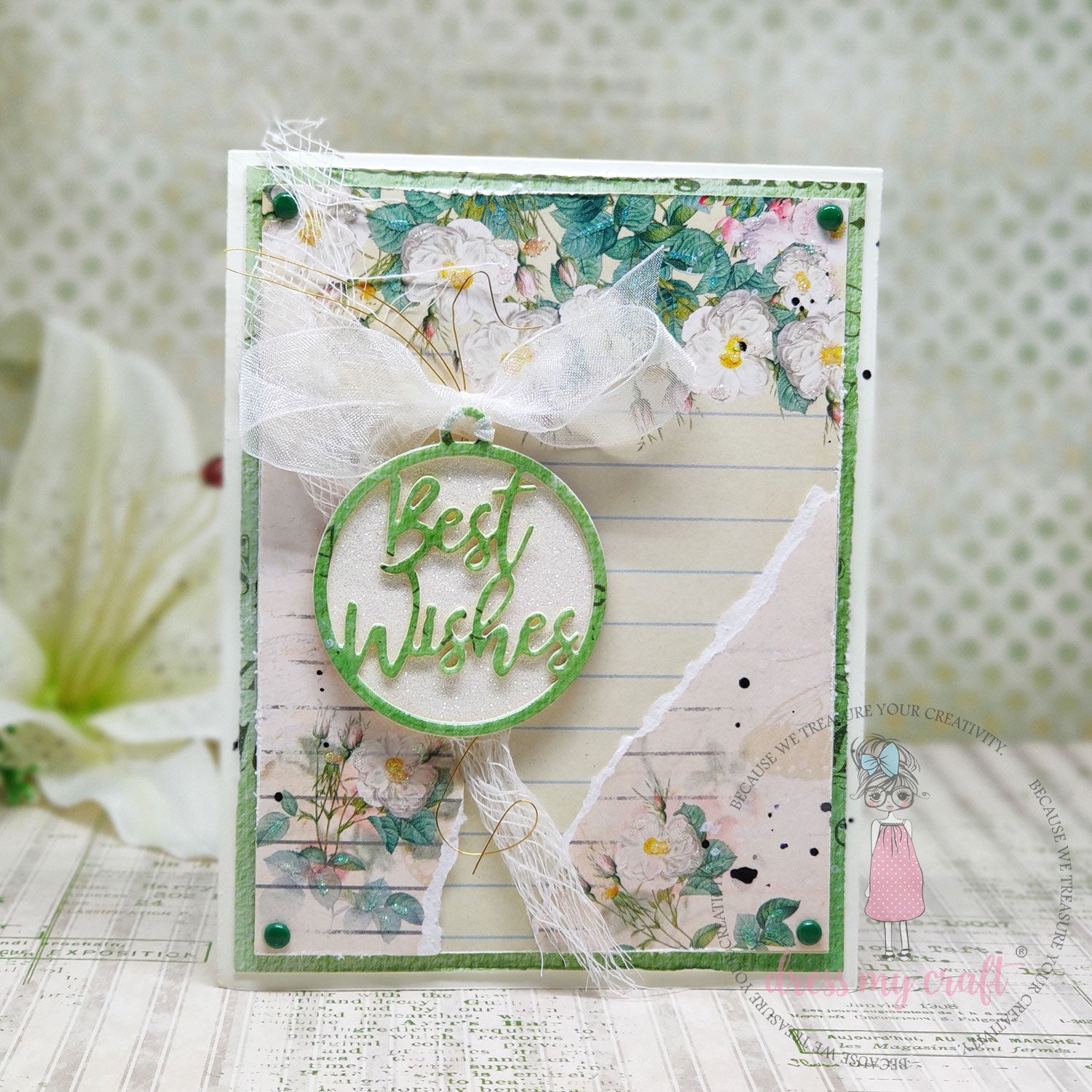 Best Wishes Tag - Basic Designer Dies